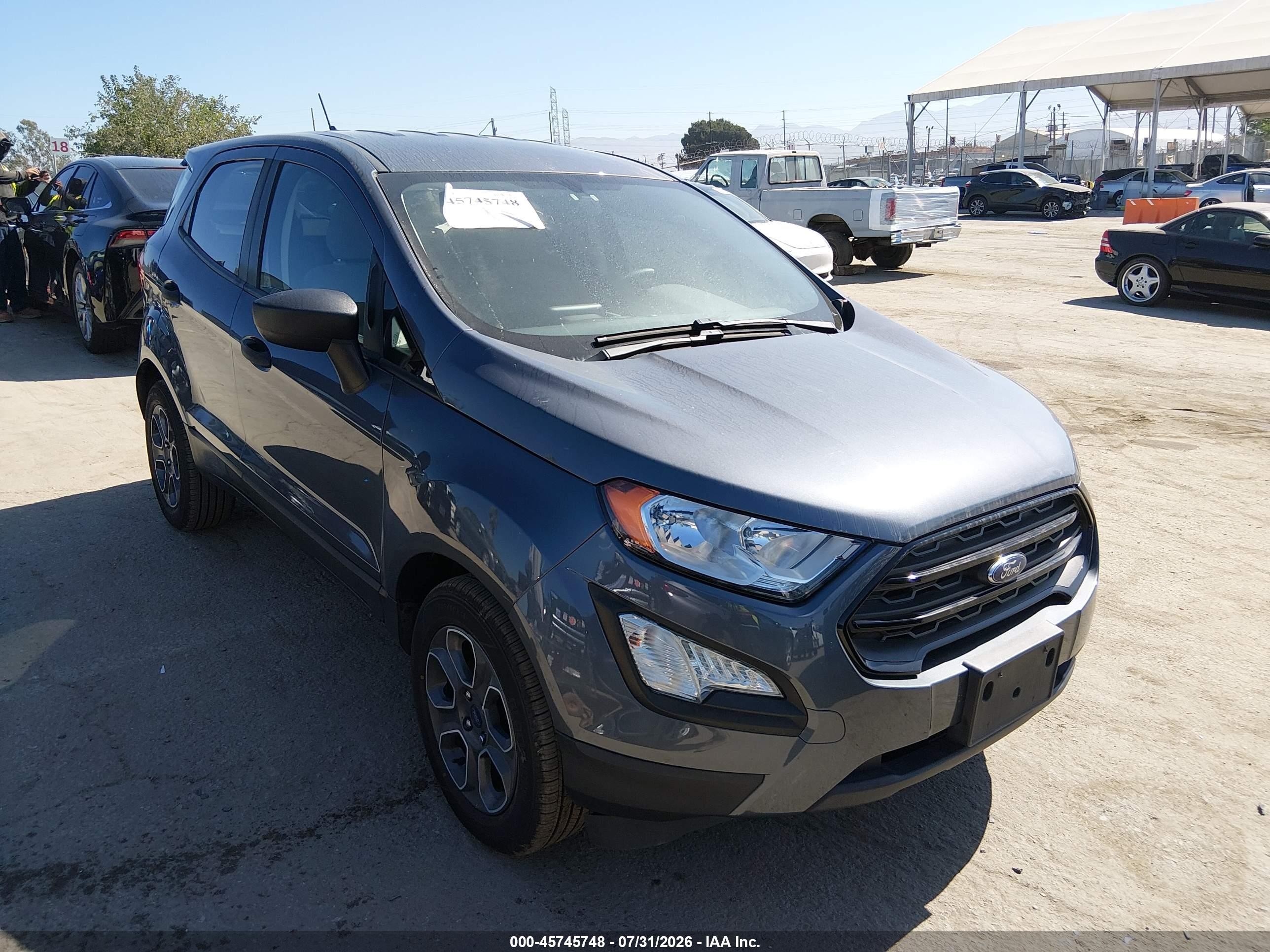 2021 Ford EcoSport S, VIN MAJ3S2FE4MC452615 — Not stated