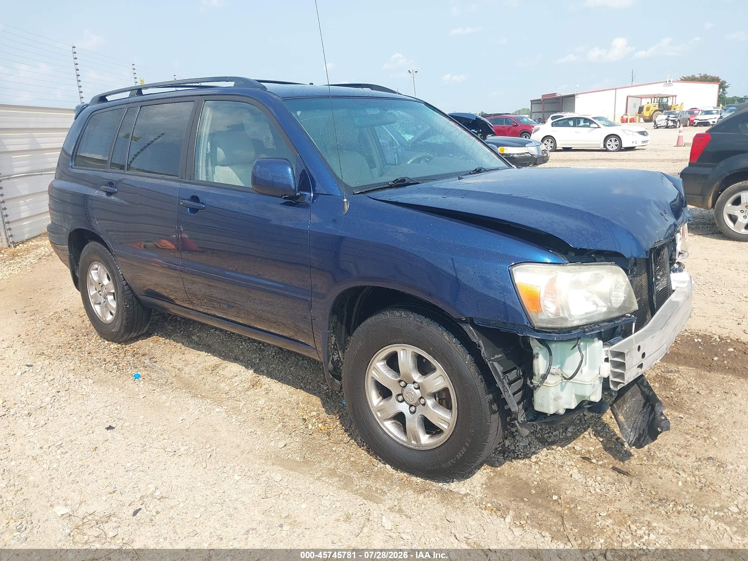 2006 Toyota Highlander, VIN JTEGP21A660102839 — Front end
