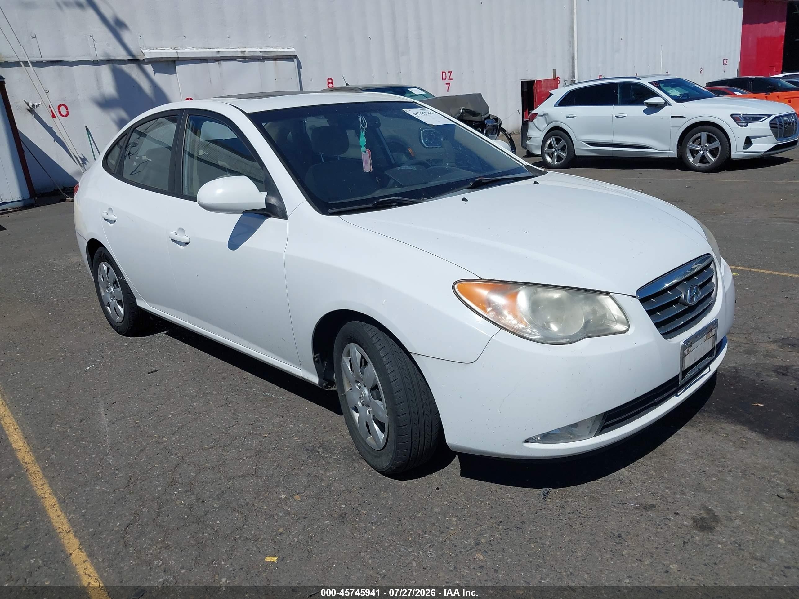 2008 Hyundai Elantra GLS, VIN KMHDU46D48U376207 — Normal wear