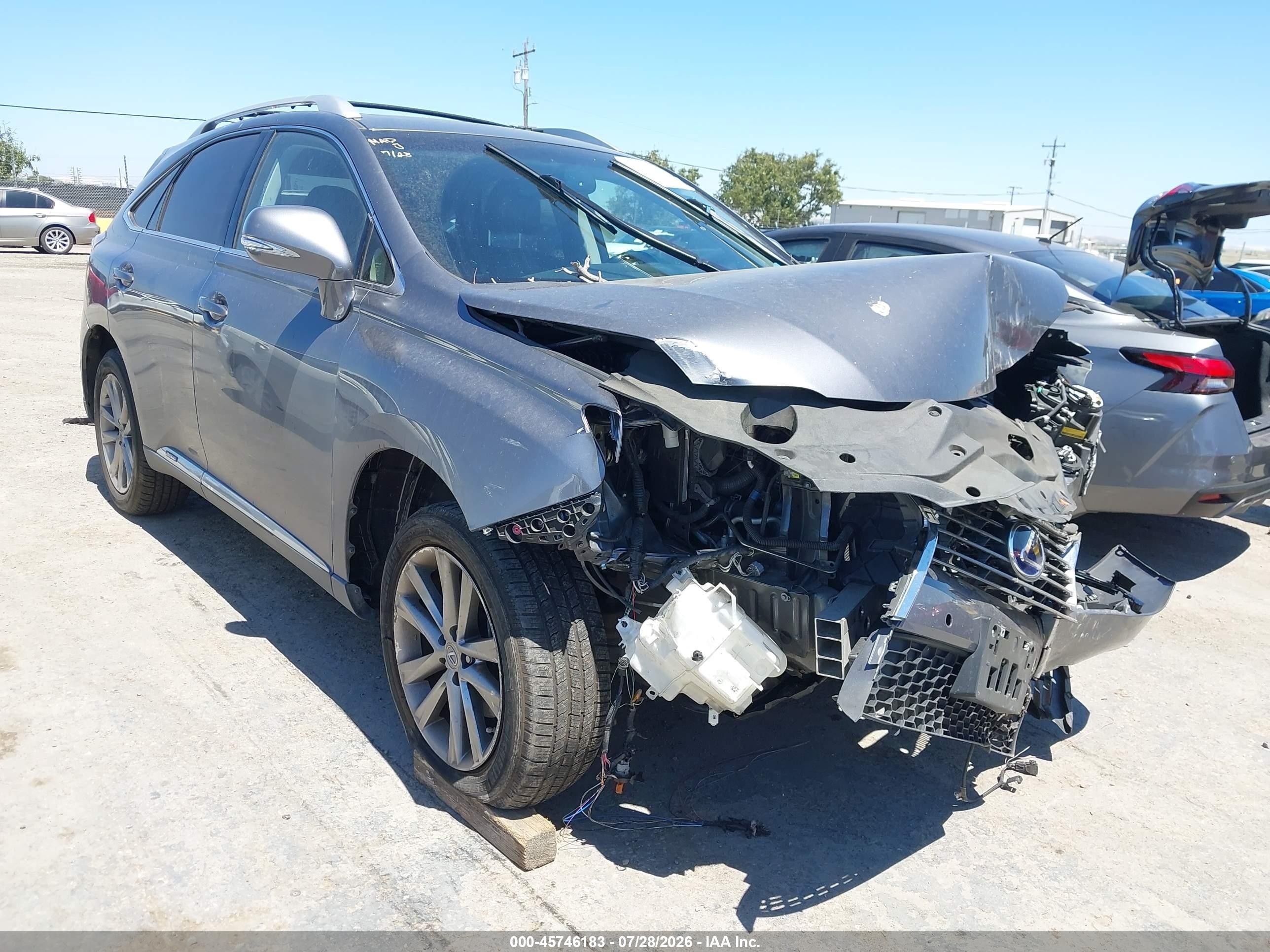 2013 Lexus RX 450h, VIN JTJBC1BA8D2066511 — Front end