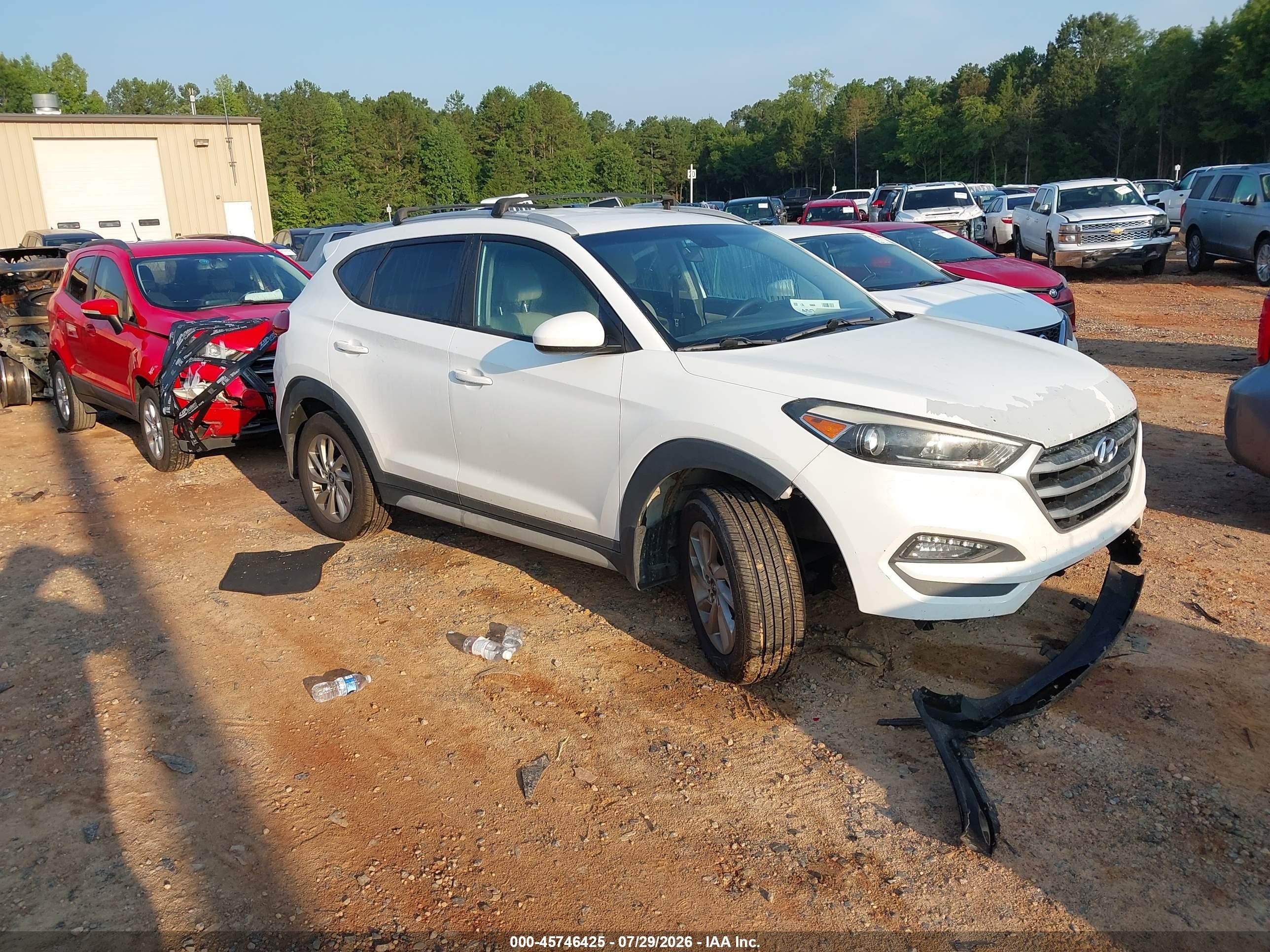 2017 Hyundai Tucson SE, VIN KM8J33A46HU508715 — Front end