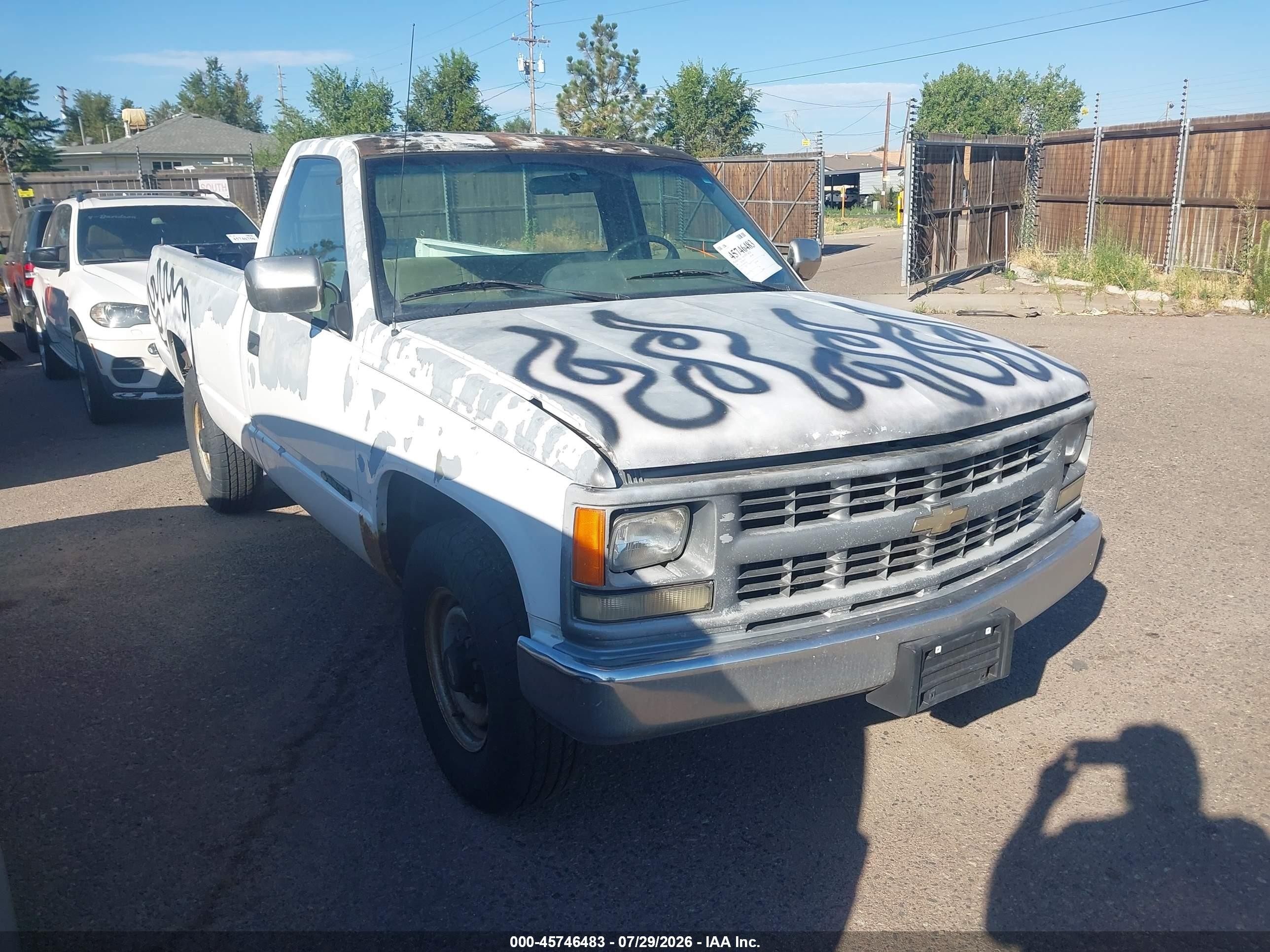 1995 Chevrolet Silverado 2500, VIN 1GCGC24K3SE122841 — Normal wear