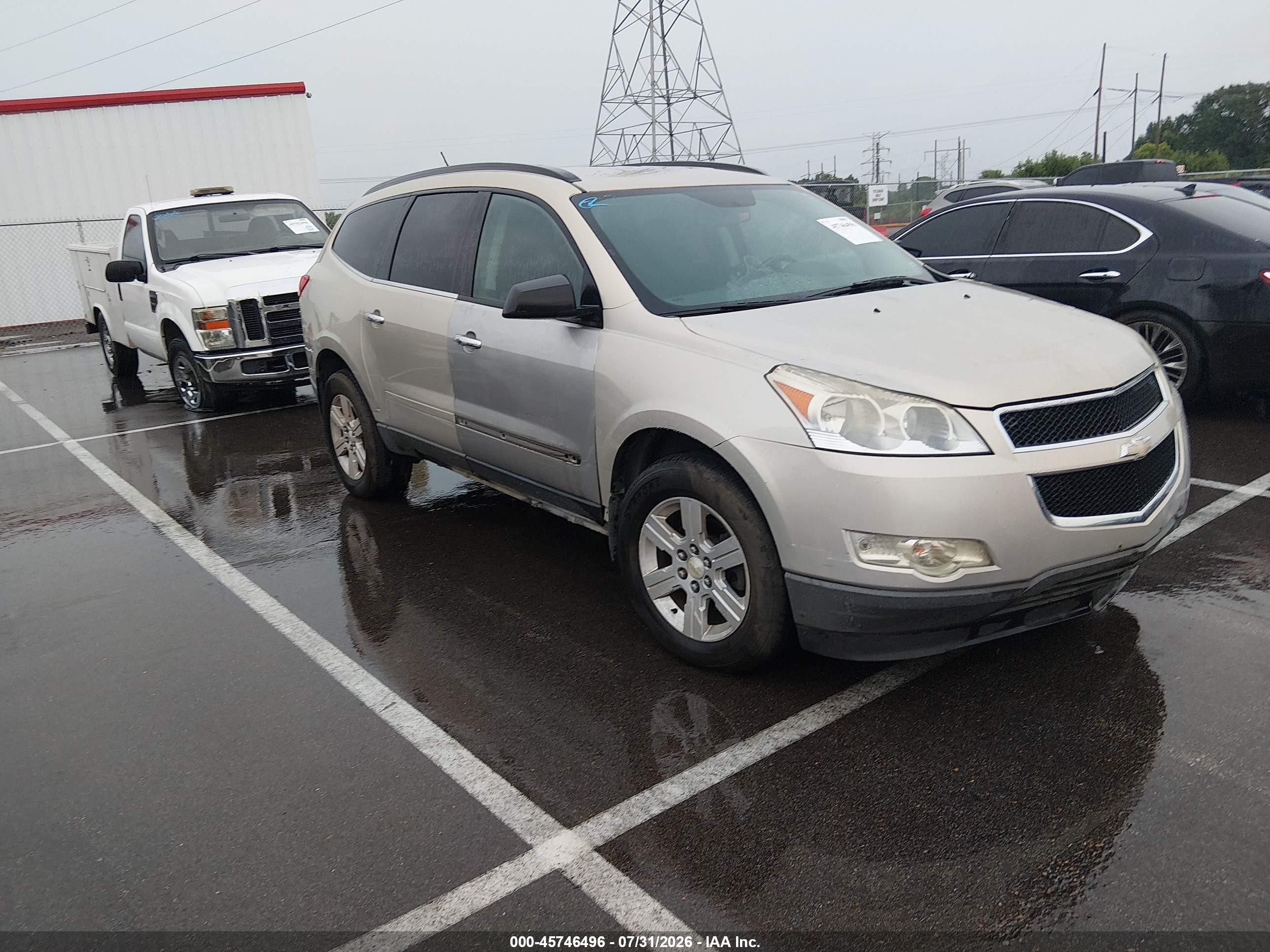 2012 Chevrolet Traverse 2LT, VIN 1GNKVJED9CJ288554 — Normal wear