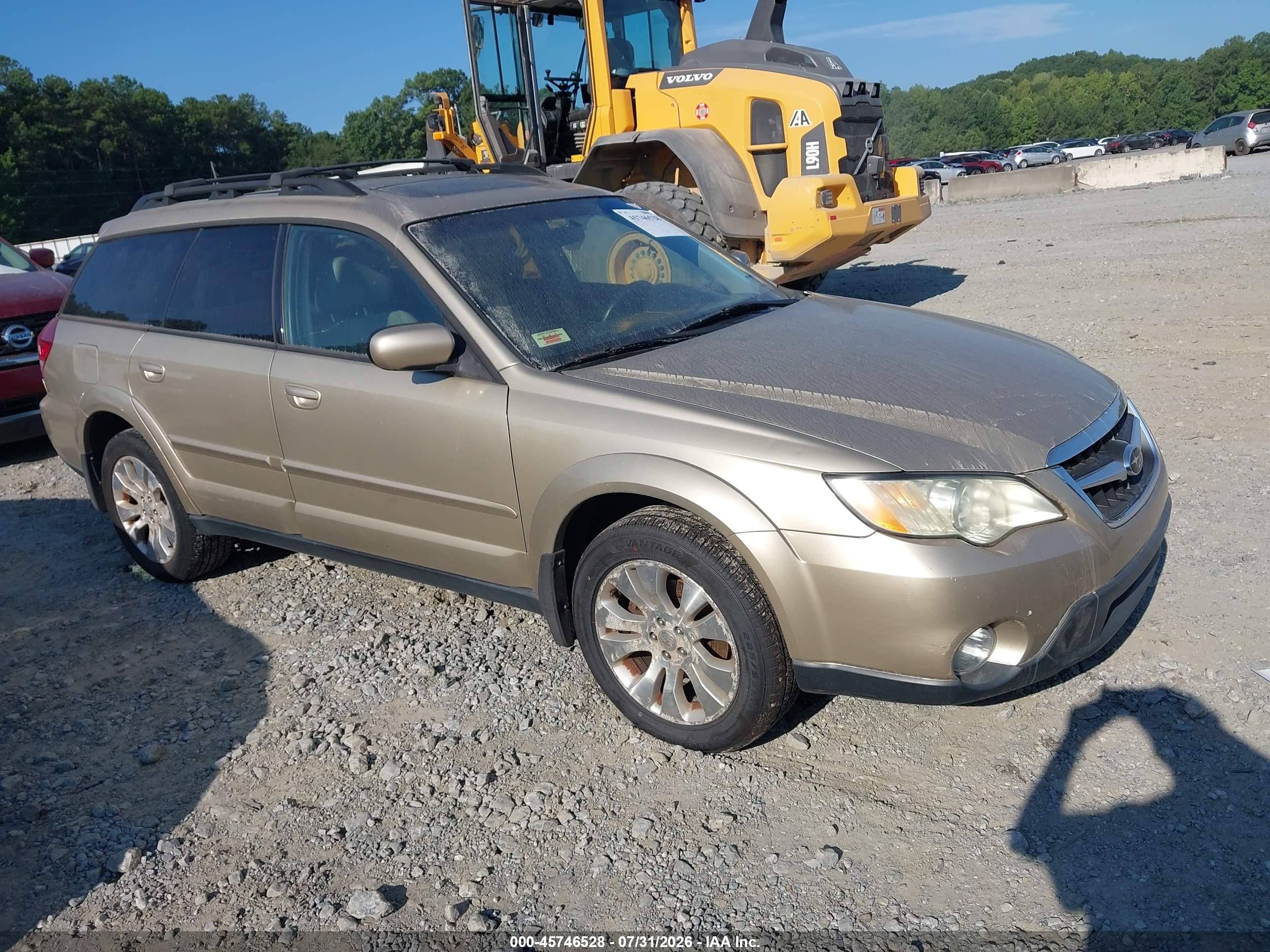 2009 Subaru Outback Limited, VIN 4S4BP66C697334428 — Обычный износ