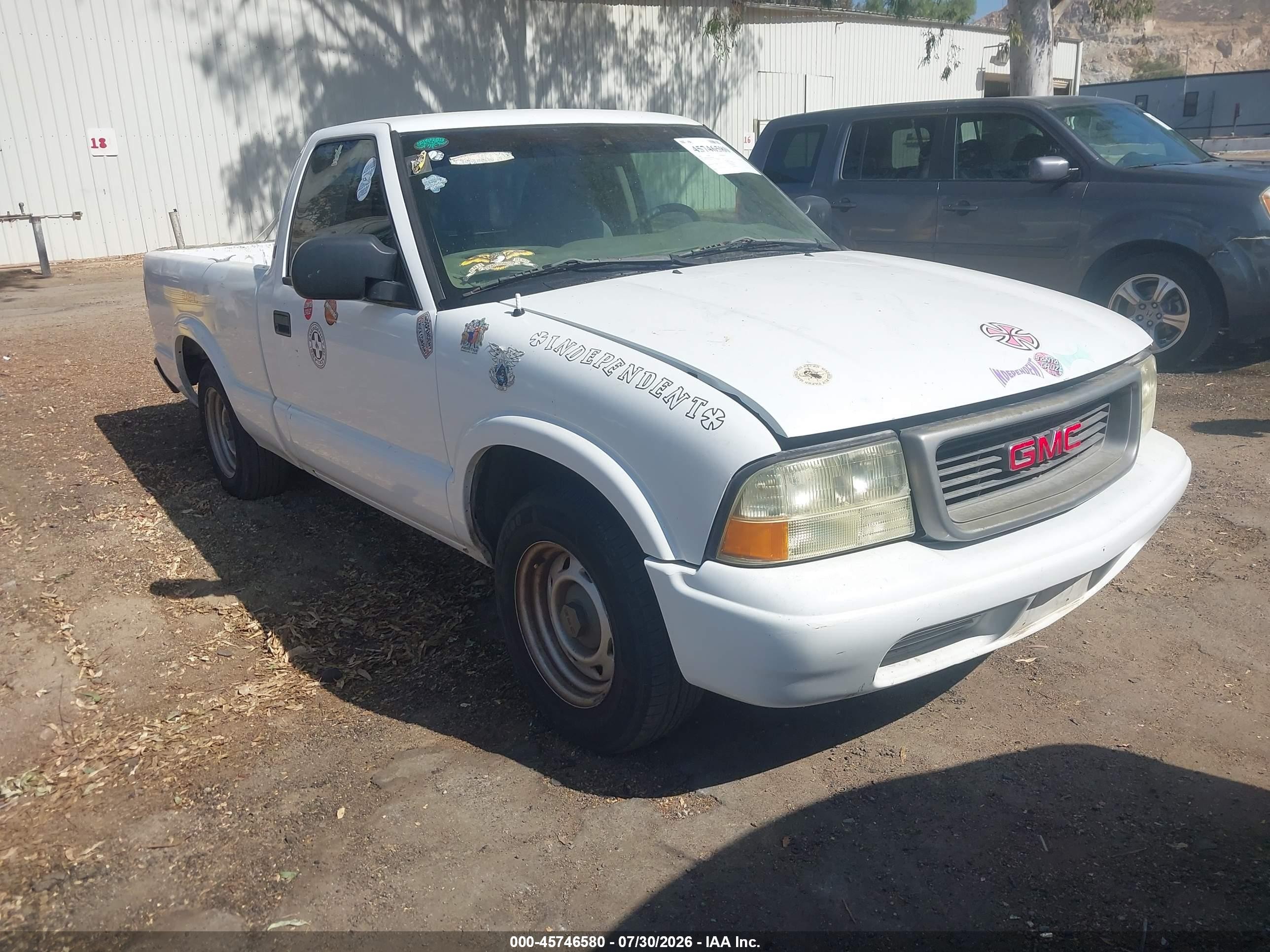 2003 GMC Sonoma SLS, VIN 1GTCS14H238270625 — Normal wear