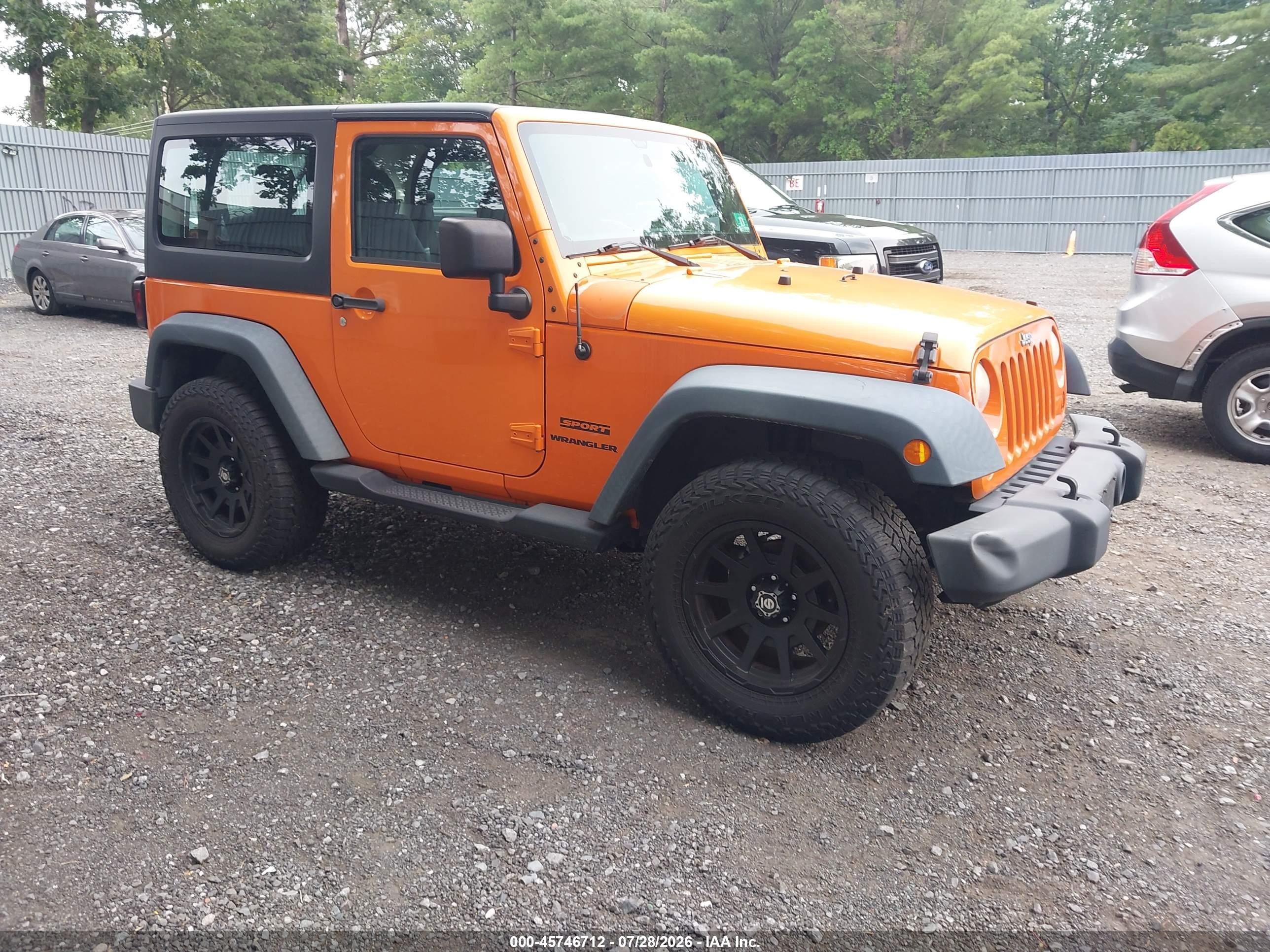 2012 Jeep Wrangler Sport, VIN 1C4AJWAG5CL279755 — Normal wear