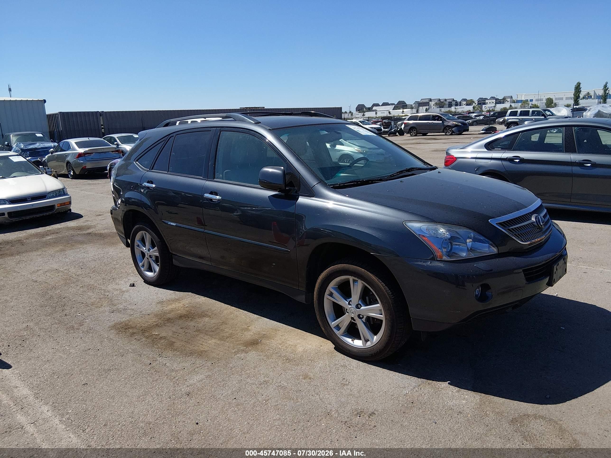 2008 Lexus RX 400h, VIN JTJHW31UX82046579 — Бок