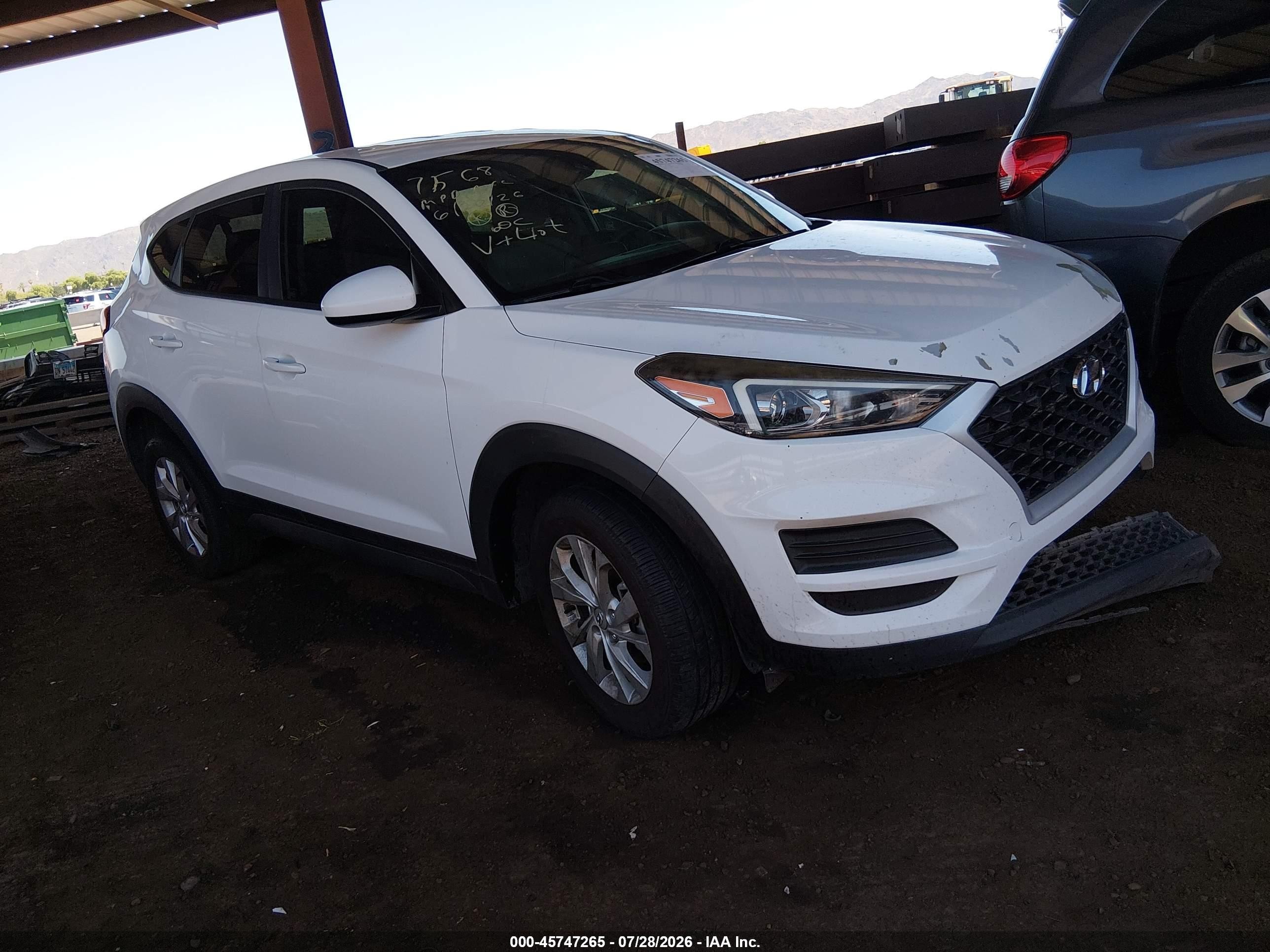 2019 Hyundai Tucson SE, VIN KM8J23A42KU983983 — Side