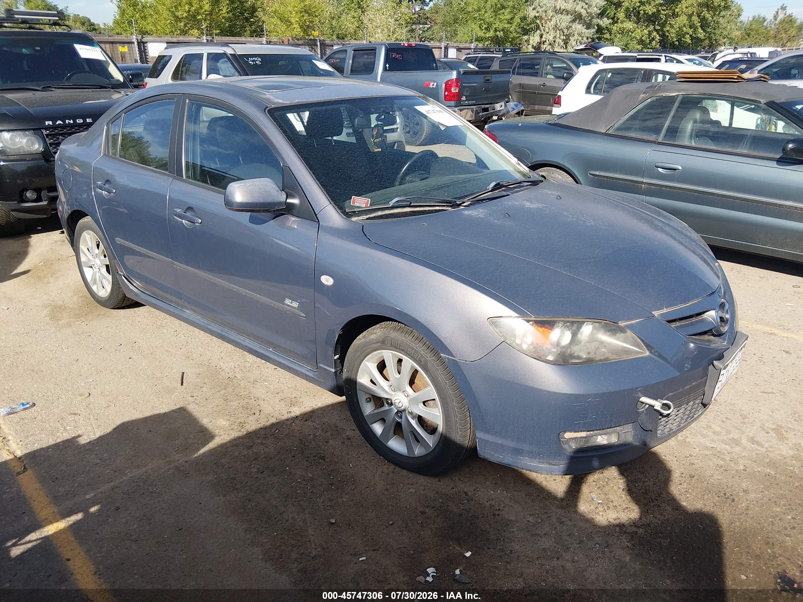 2008 Mazda 3 S GT, VIN JM1BK323081797061 — Normal wear