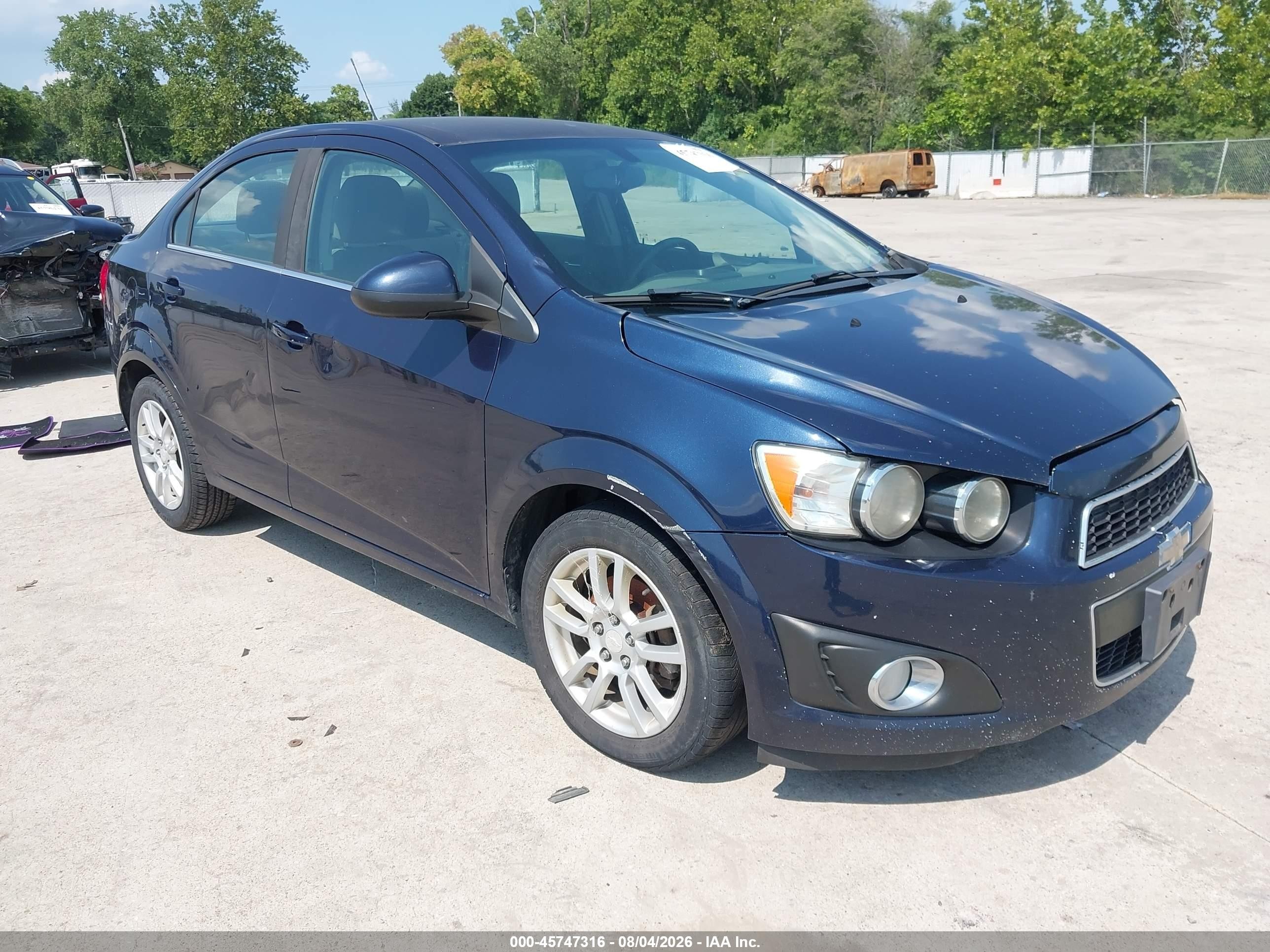 2016 Chevrolet Sonic LT, VIN 1G1JC5SH2G4127548 — Обычный износ