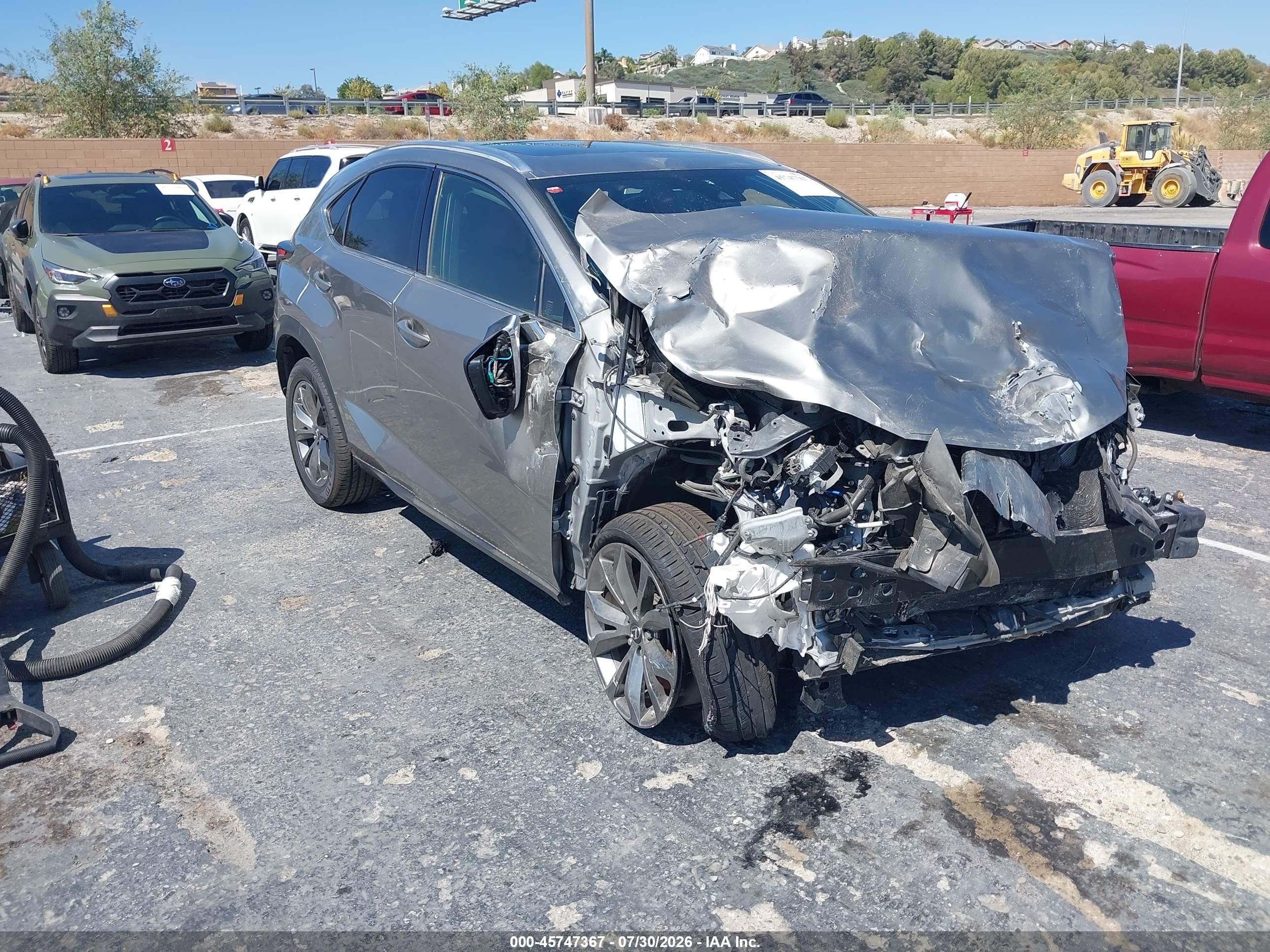 2021 Lexus NX 300 F Sport, VIN JTJSARBZ0M2195207 — Front end