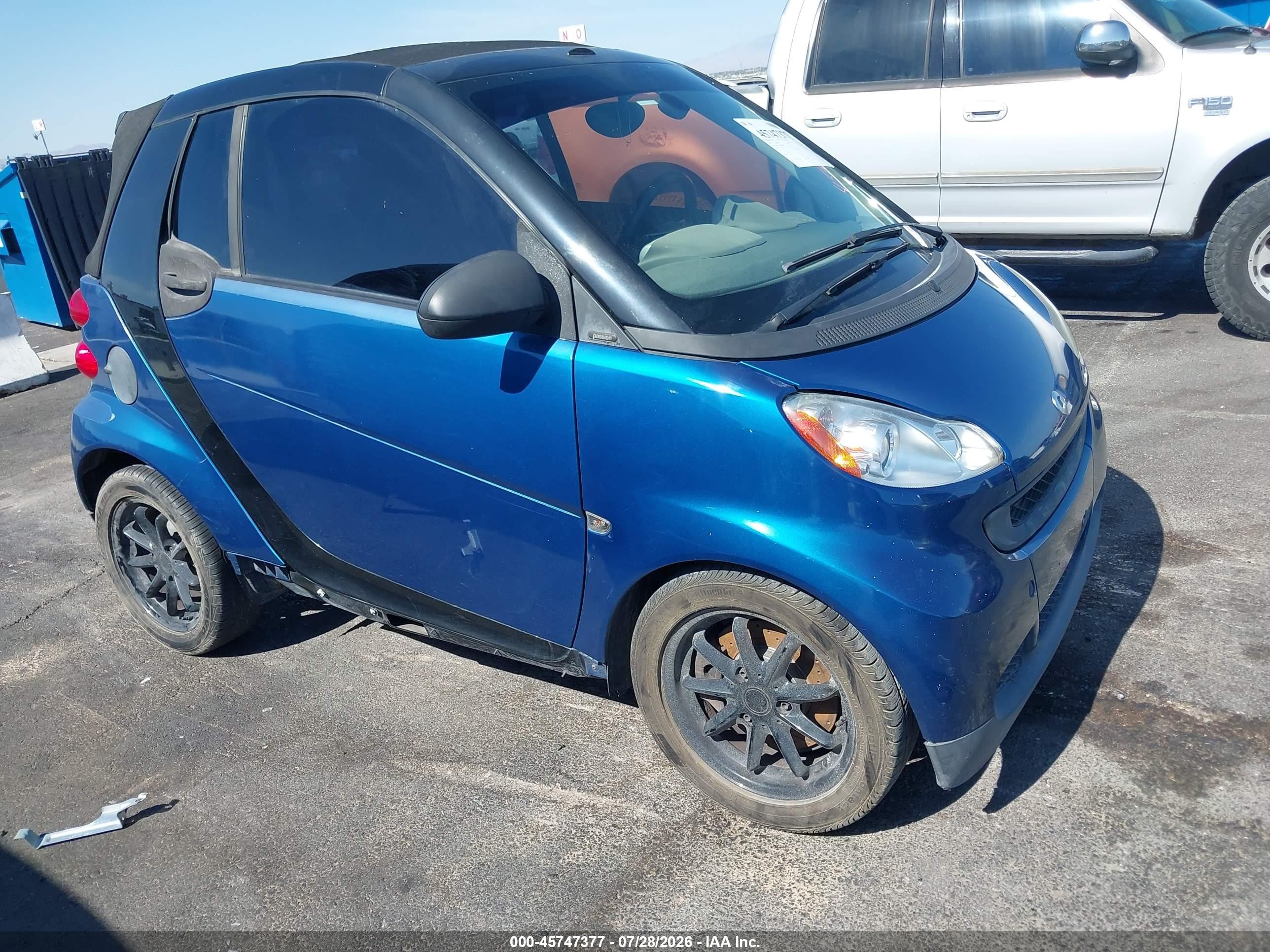 2009 Smart fortwo Passion, VIN WMEEK31X39K263647 — Обычный износ