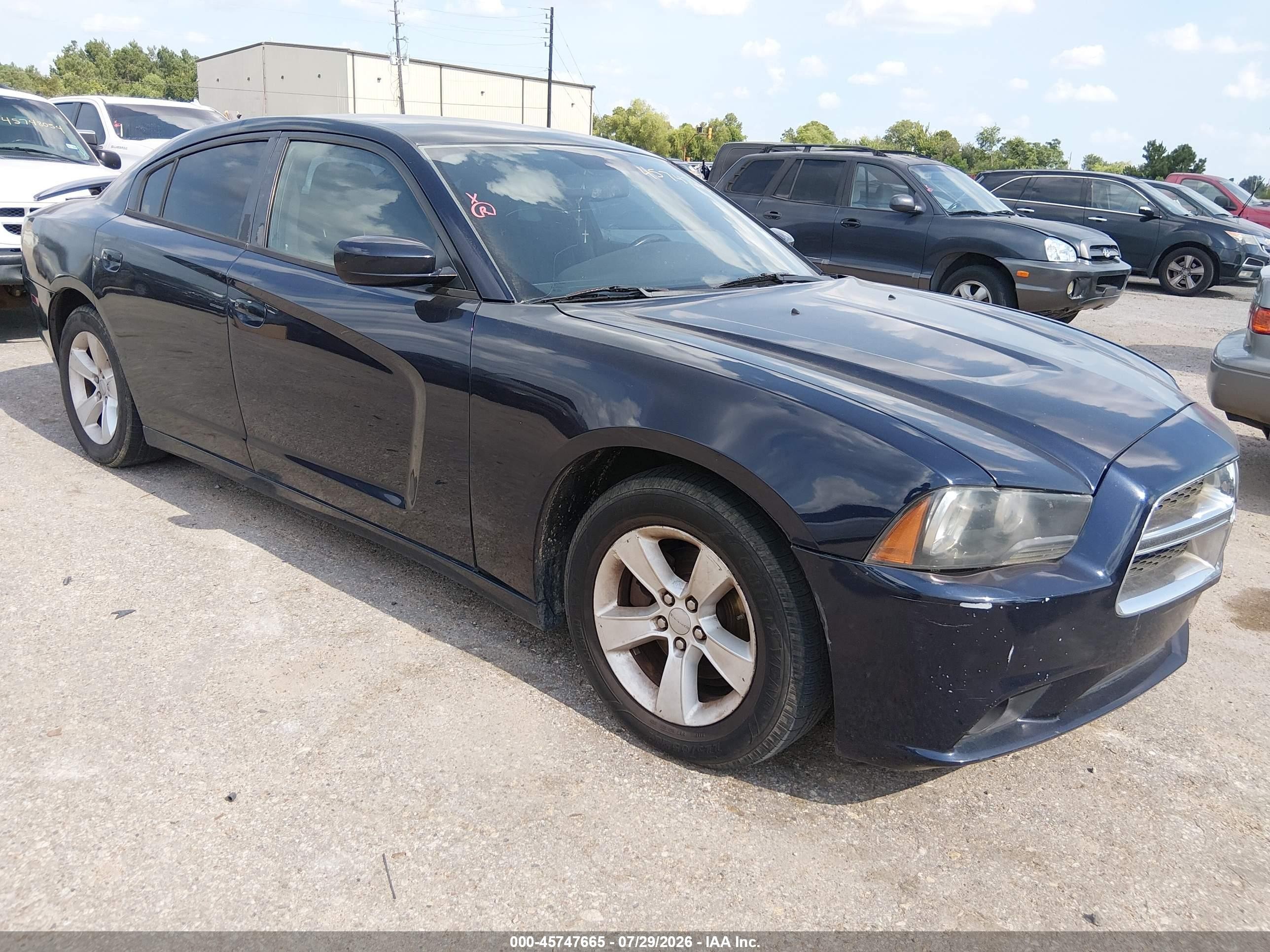 2012 Dodge Charger SE, VIN 2C3CDXBG8CH215585 — Normal wear