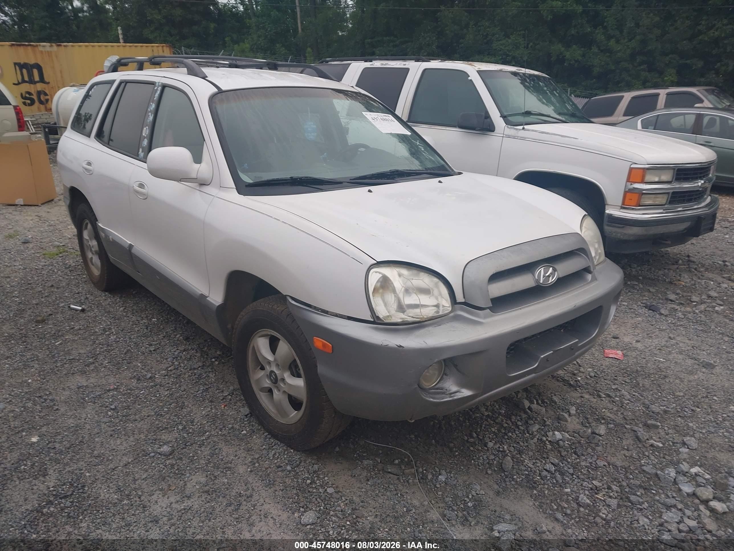2005 Hyundai Santa Fe GLS, VIN KM8SC13D55U947339 — Обычный износ