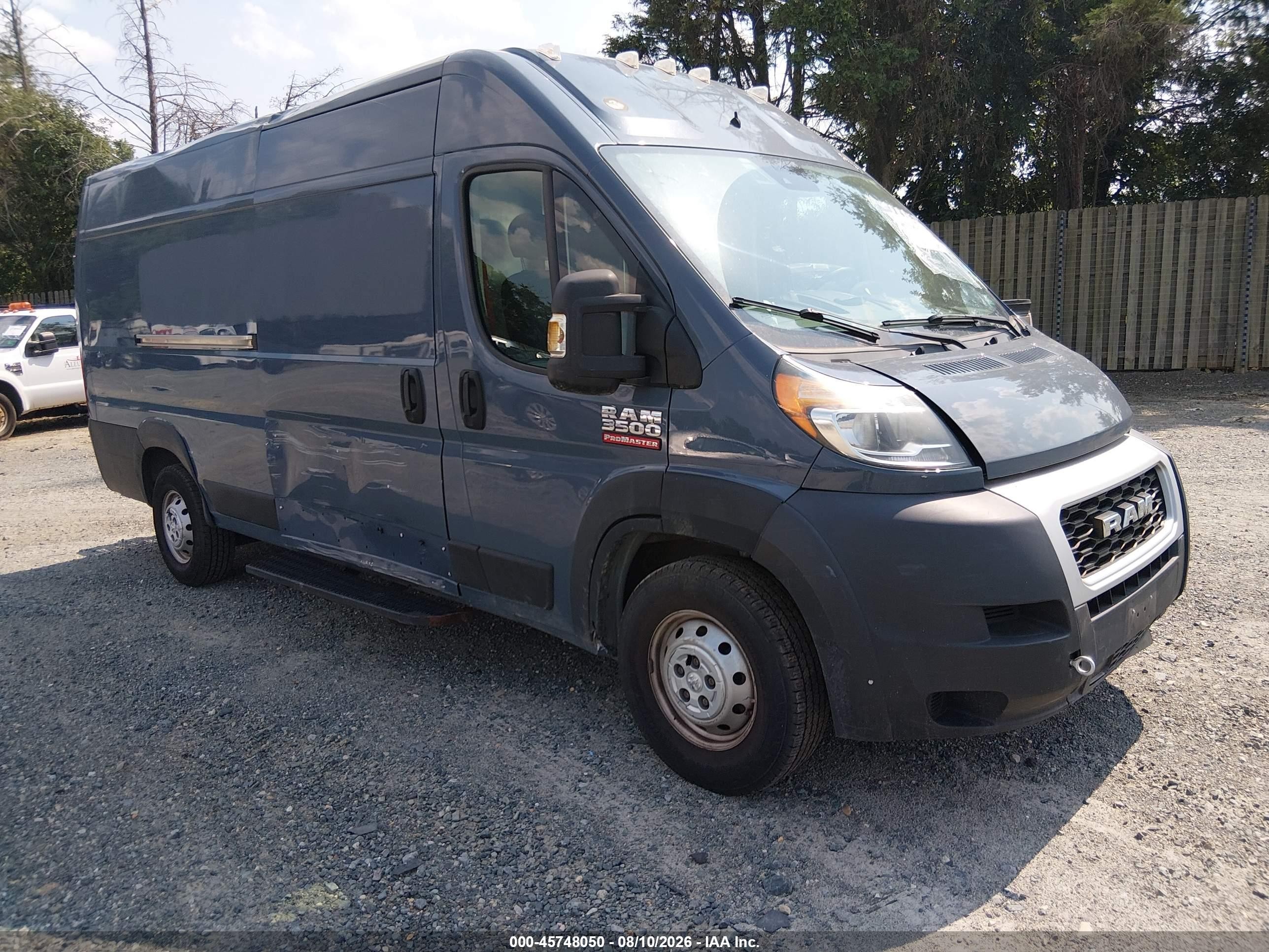 2021 Ram ProMaster Cargo, VIN 3C6MRVJGXME549564 — Normal wear