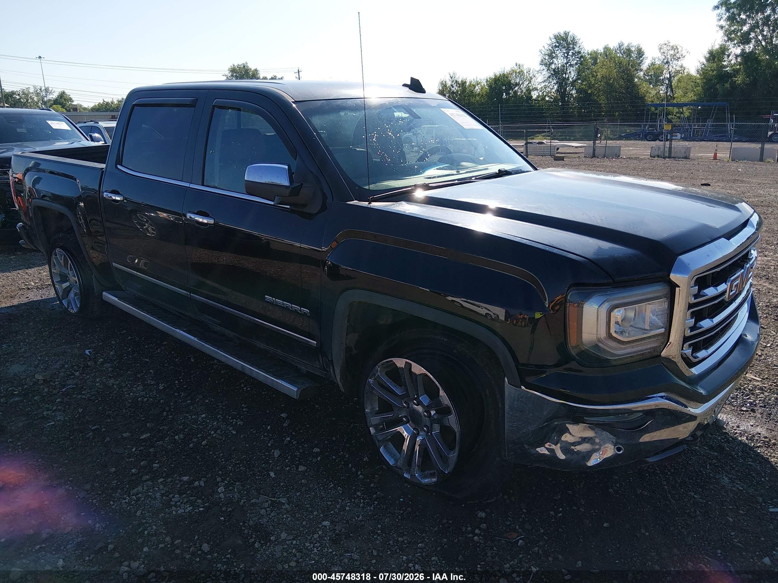 2018 GMC Sierra 1500 SLT, VIN 3GTU2NEC0JG538707 — Undercarriage