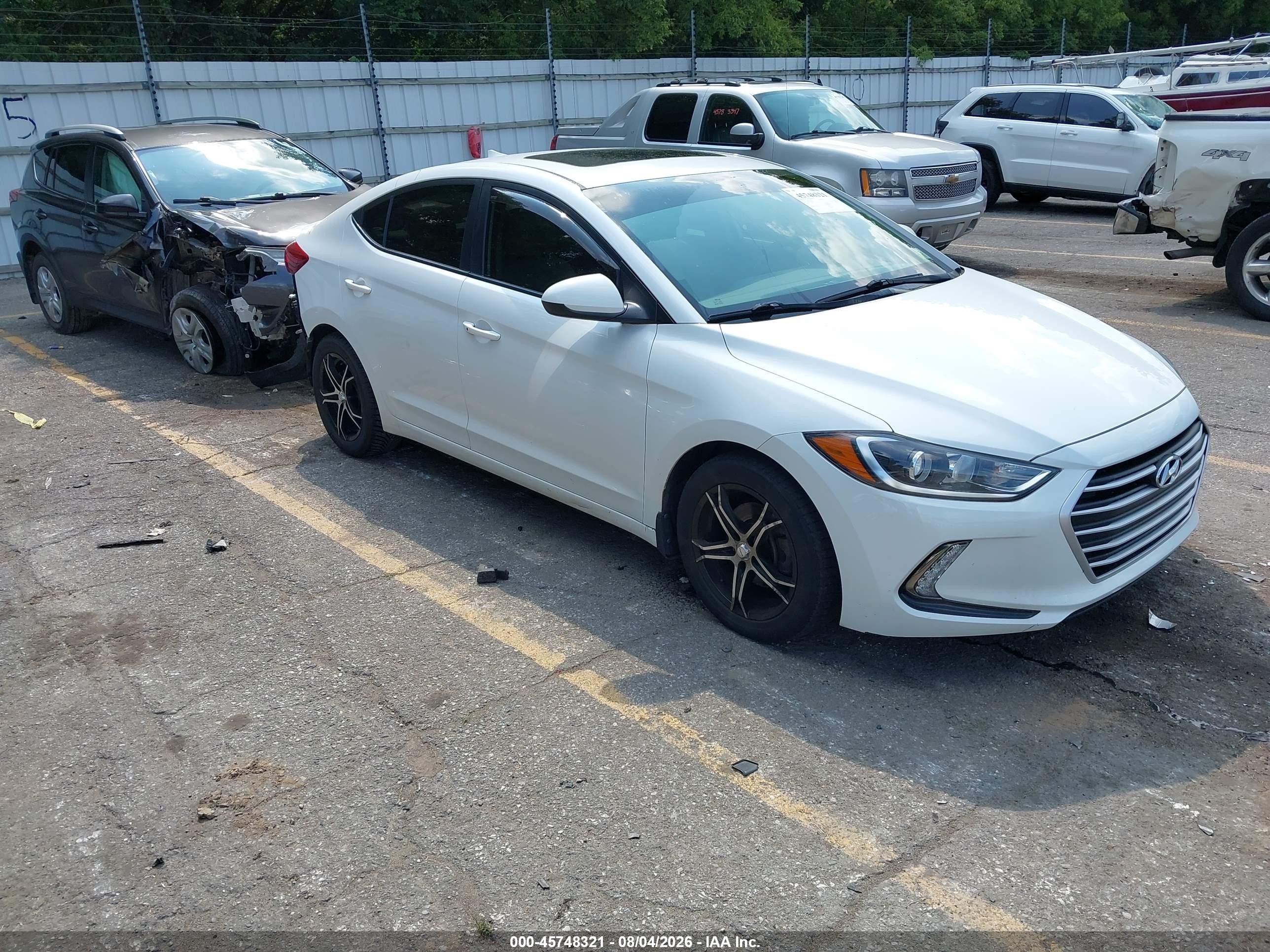 2018 Hyundai Elantra SEL, VIN 5NPD84LF4JH377565 — Rear end