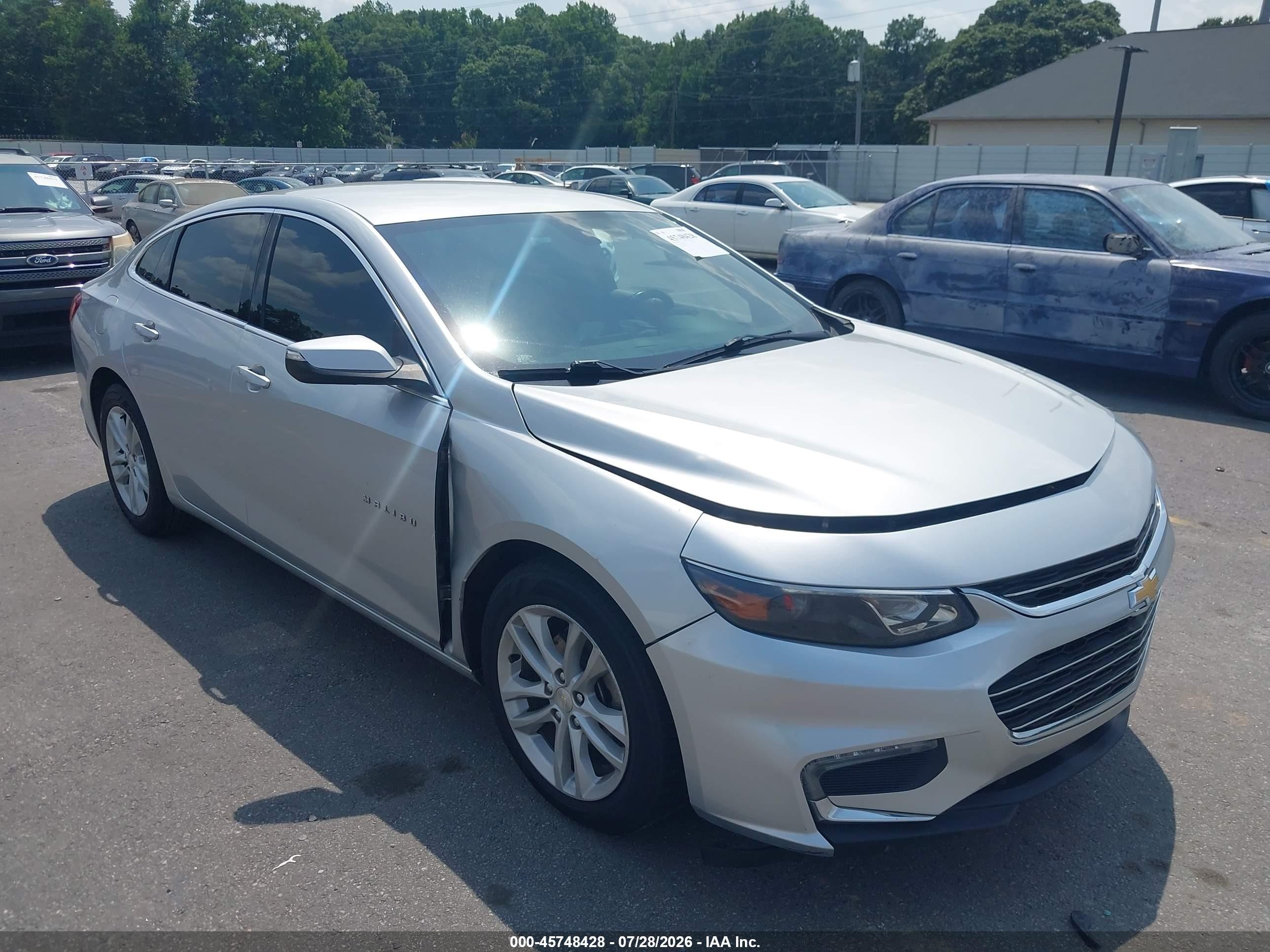 2017 Chevrolet Malibu LT, VIN 1G1ZE5ST8HF122071 — Обычный износ