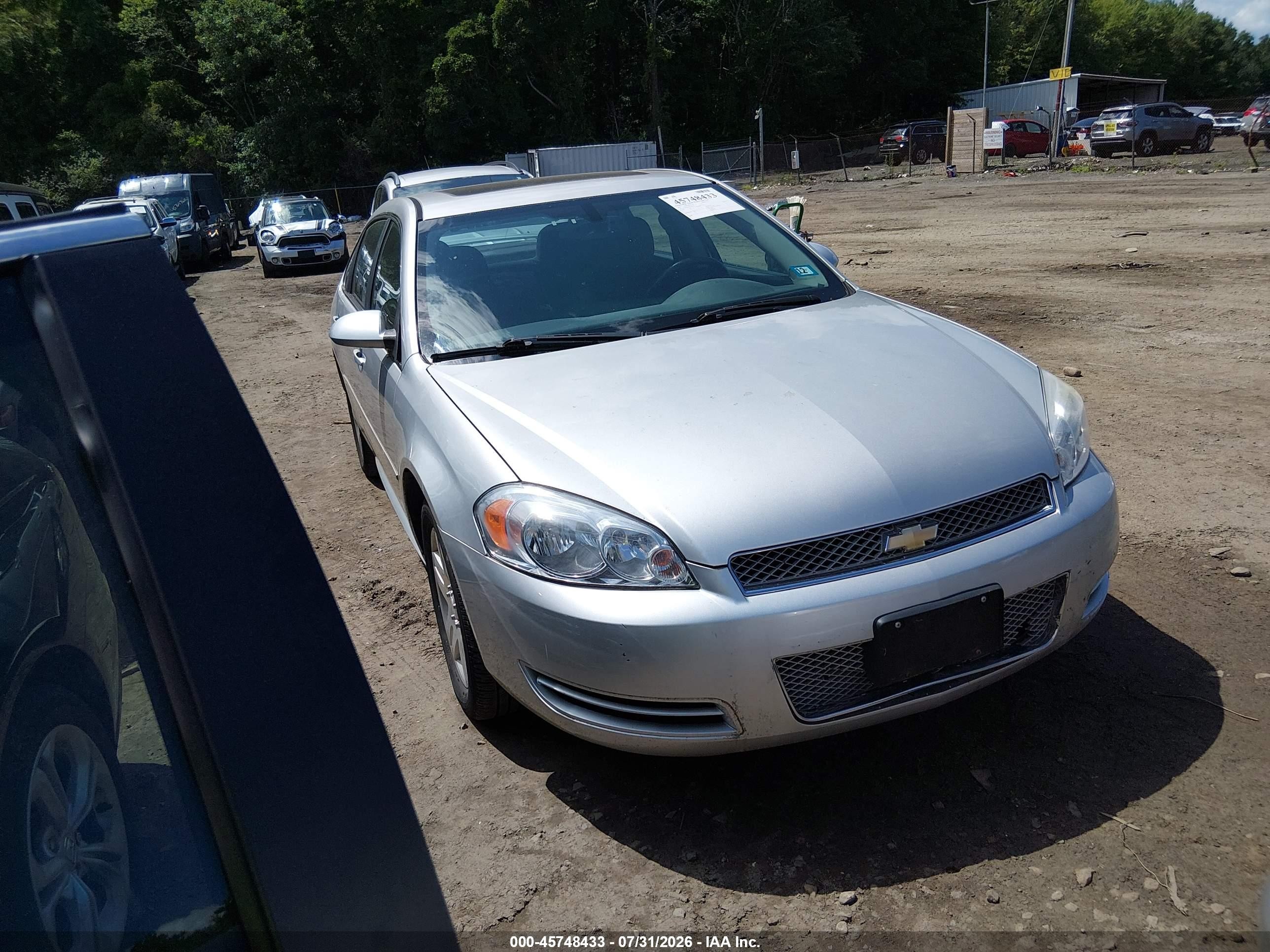 2012 Chevrolet Impala LT Retail, VIN 2G1WB5E31C1242575 — Normal wear