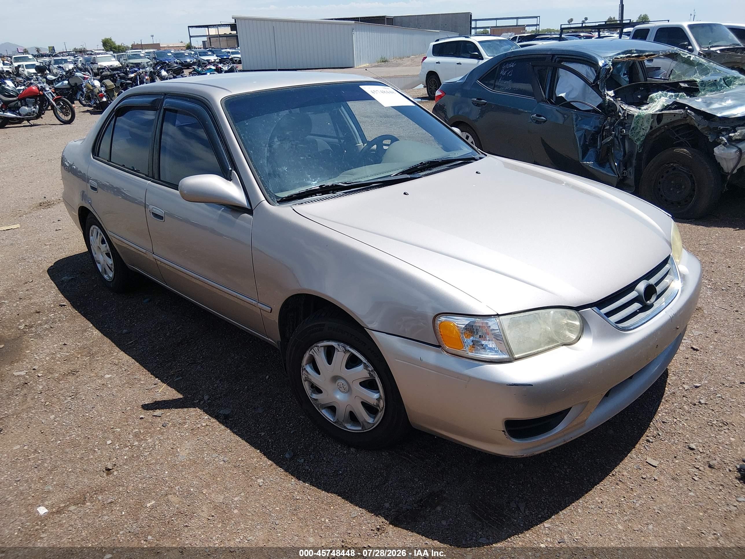 2002 Toyota Corolla CE, VIN 2T1BR18E52C550890 — Normal wear