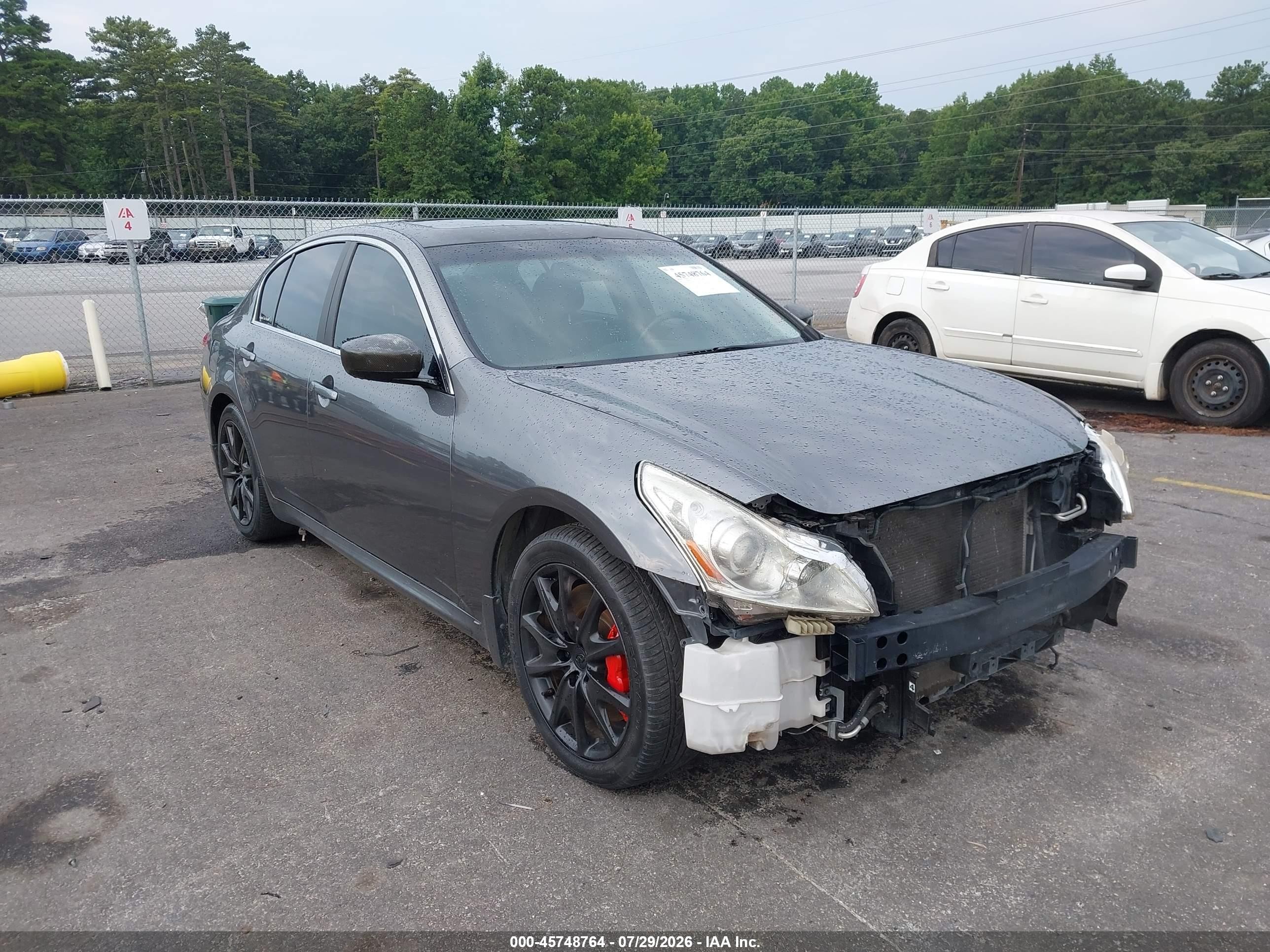 2010 Infiniti G37 Journey, VIN JN1CV6AP7AM406576 — Front end