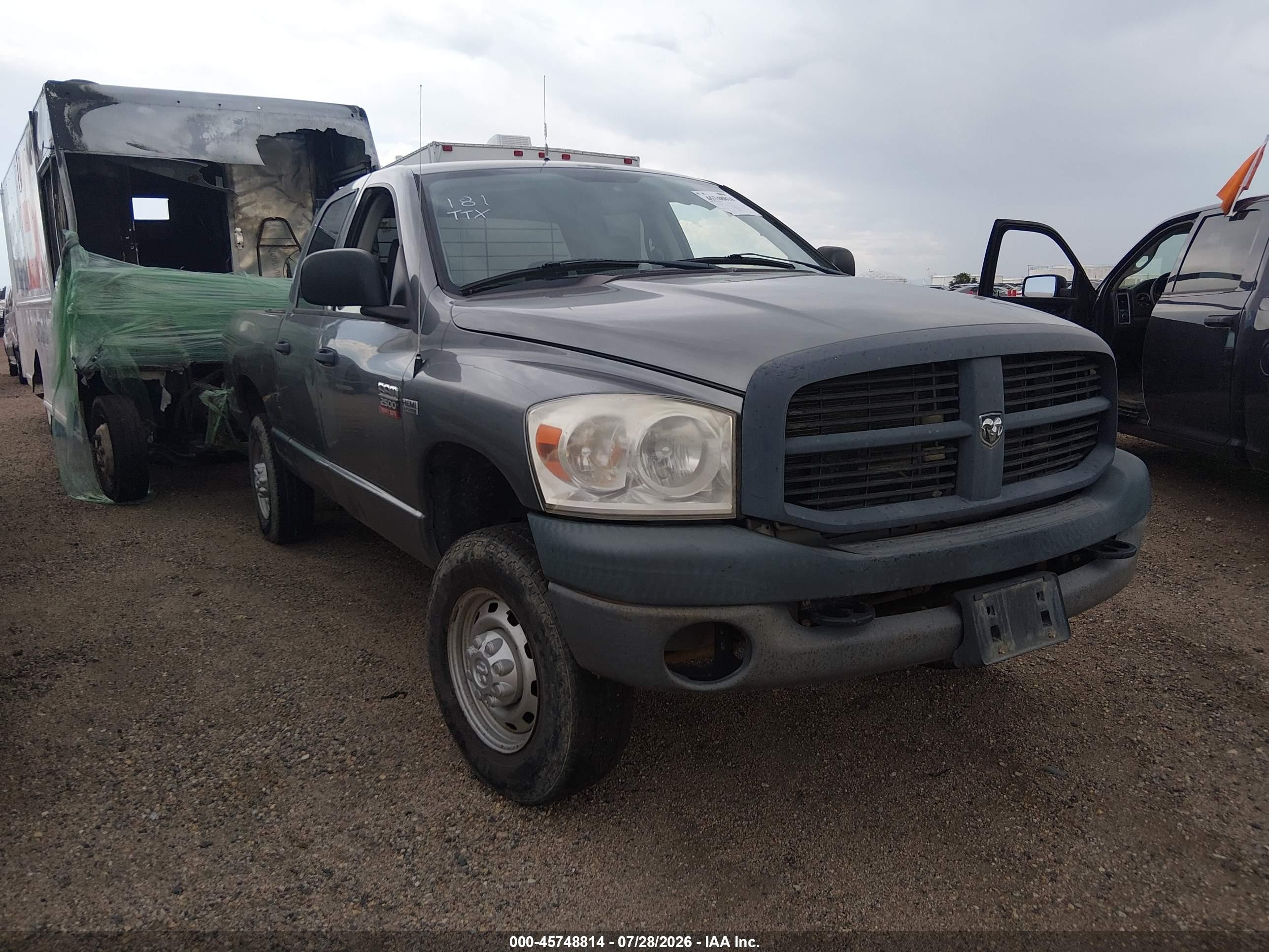 2009 Dodge 2500 SLT, VIN 3D7KS28T19G549153 — Зад