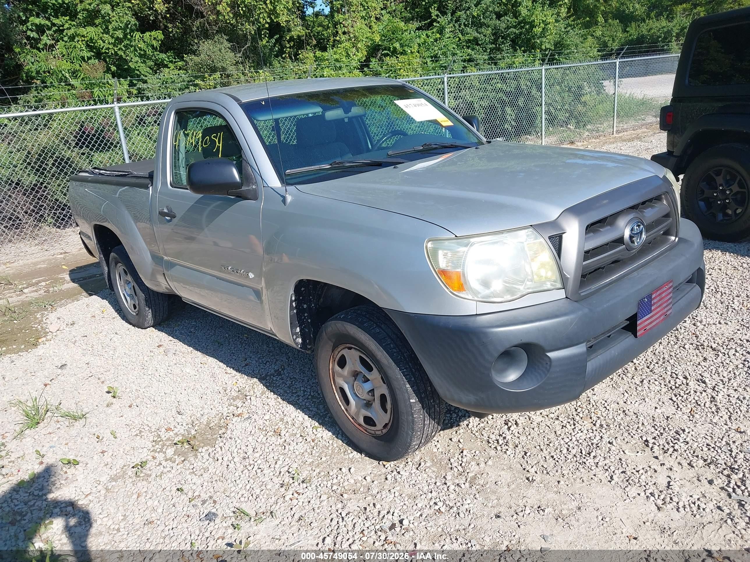 2009 Toyota Tacoma, VIN 5TENX22N09Z594205 — Rear end