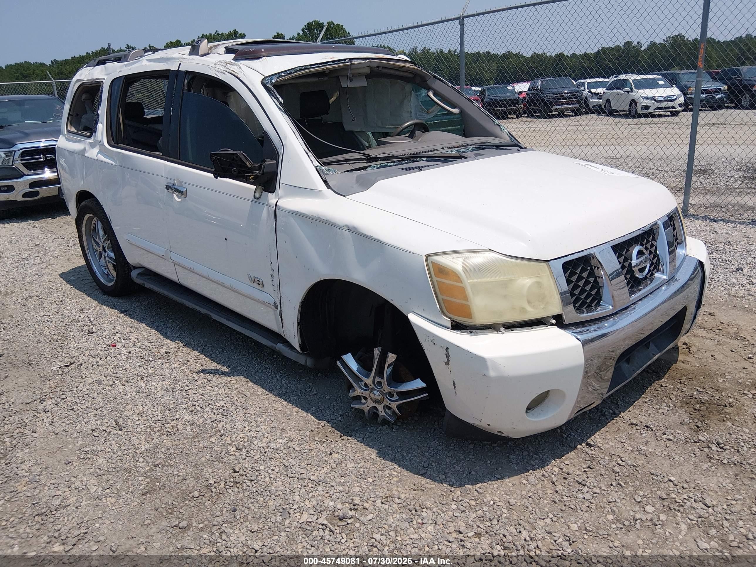 2006 Nissan Armada SE, VIN 5N1AA08A66N737757 — All over