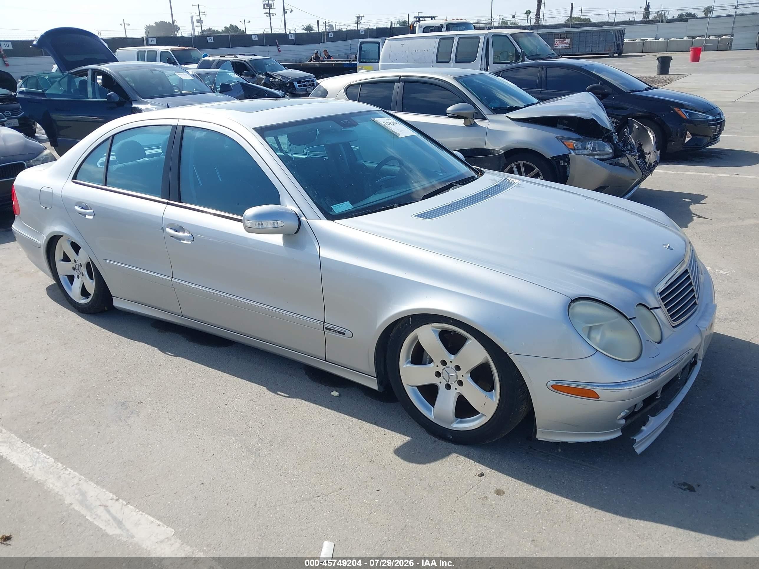 2003 Mercedes-Benz E 500, VIN WDBUF70J63A294244 — Fresh water flood