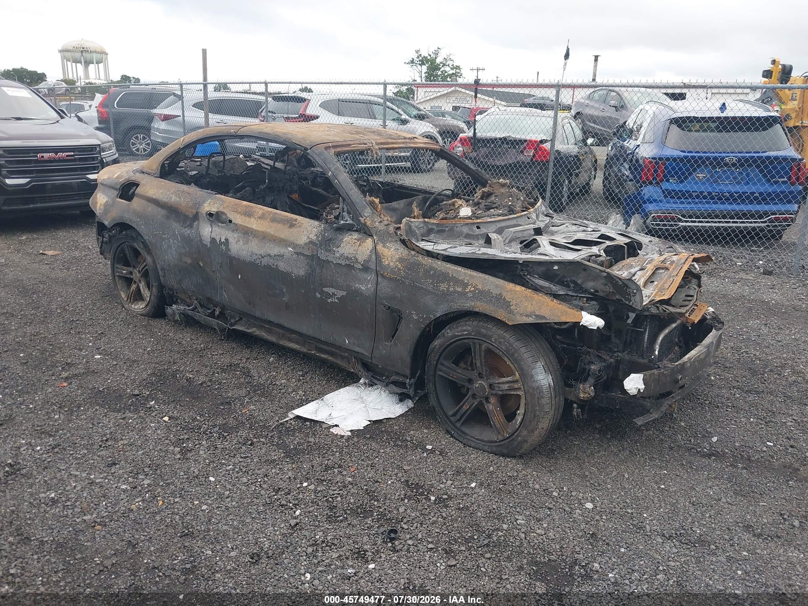 2015 BMW 4 Series 428i xDrive, VIN WBA3T1C55FP820847 — Burn