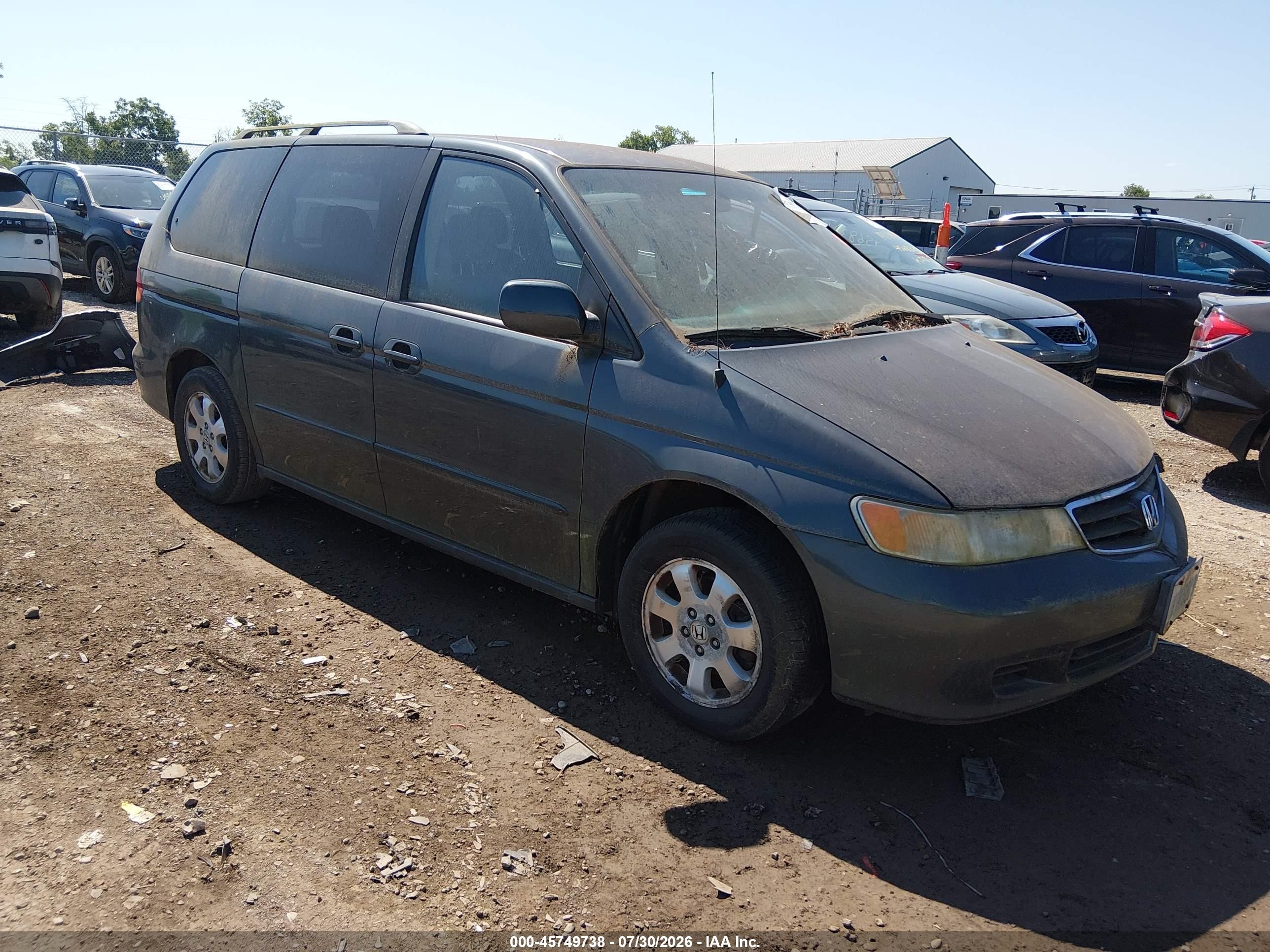 2003 Honda Odyssey EX, VIN 5FNRL18673B128531 — Normal wear