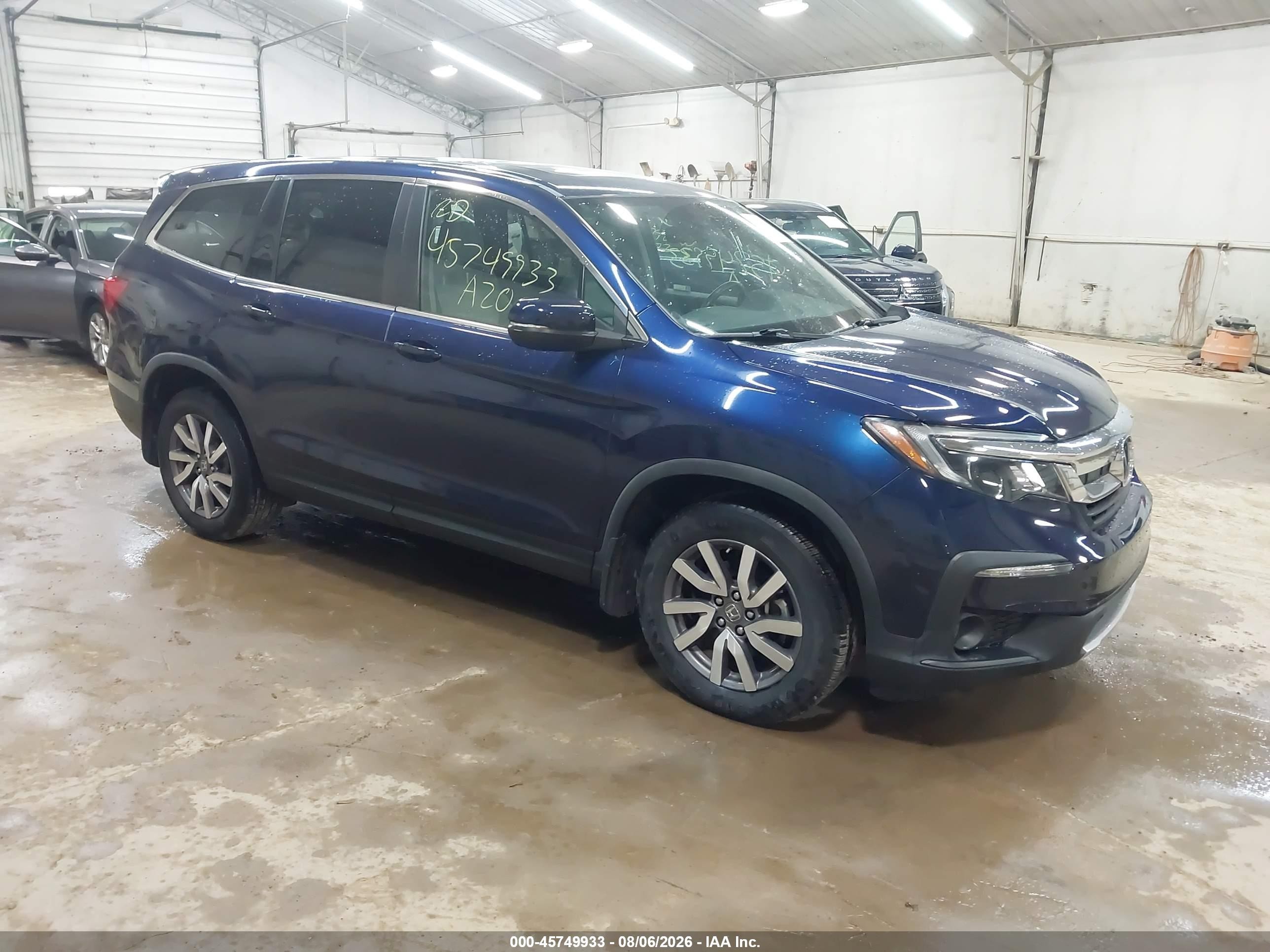 2020 Honda Pilot EX-L, VIN 5FNYF6H56LB045938 — Hail