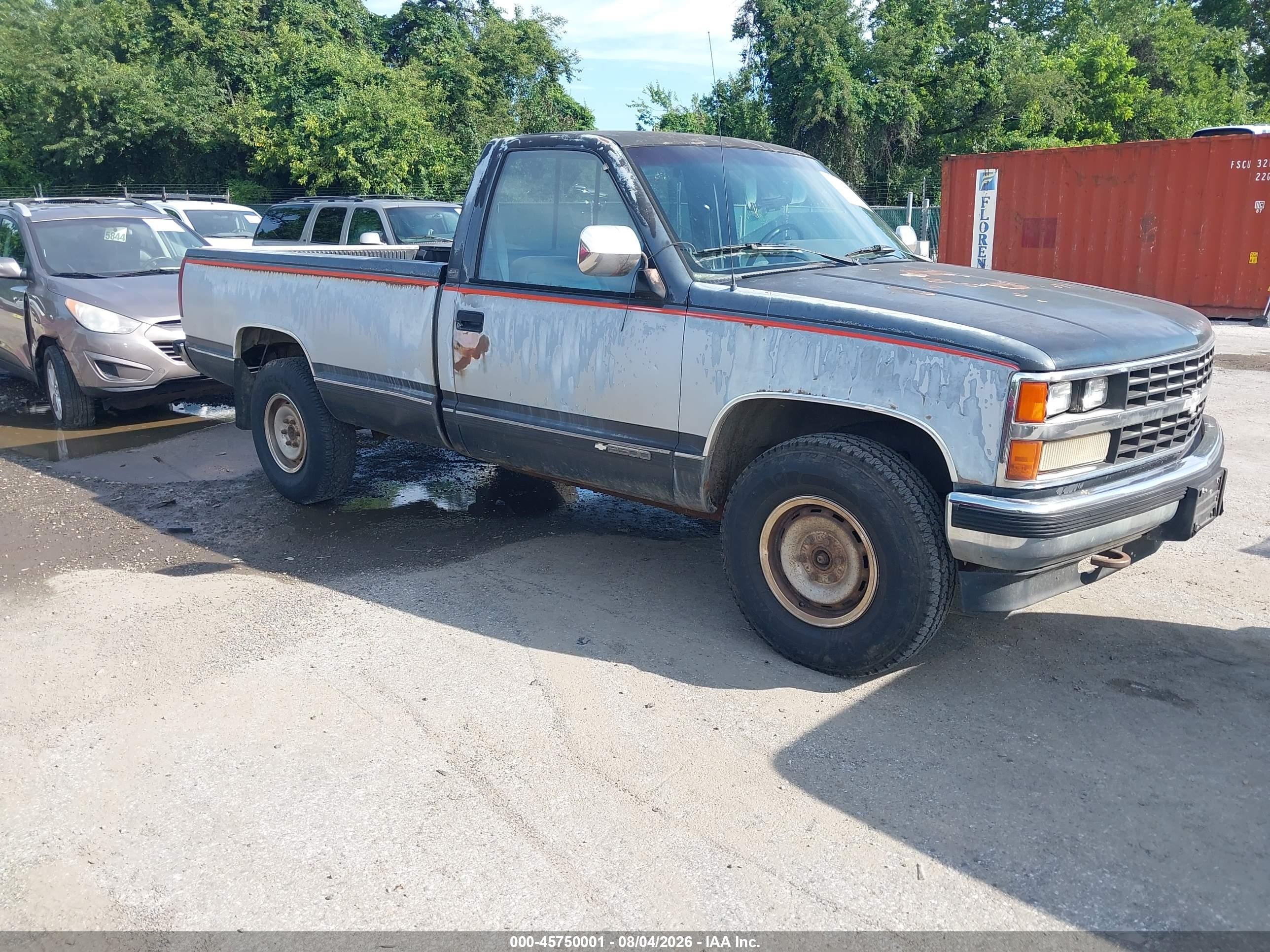 1989 Chevrolet Silverado 2500, VIN 1GCFK24K1KZ120755 — Normal wear
