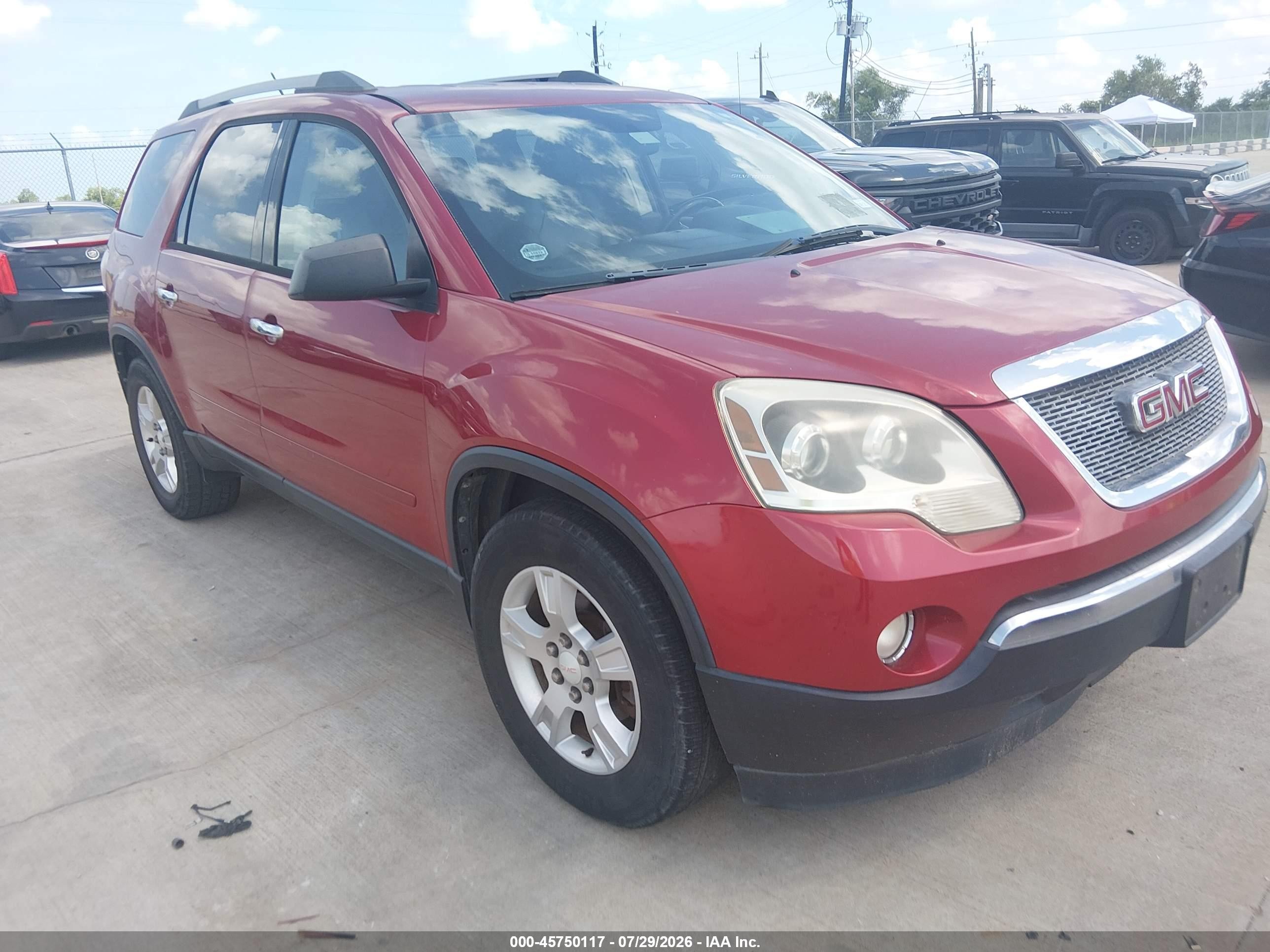 2012 GMC Acadia SLE, VIN 1GKKRPED6CJ181286 — Normal wear