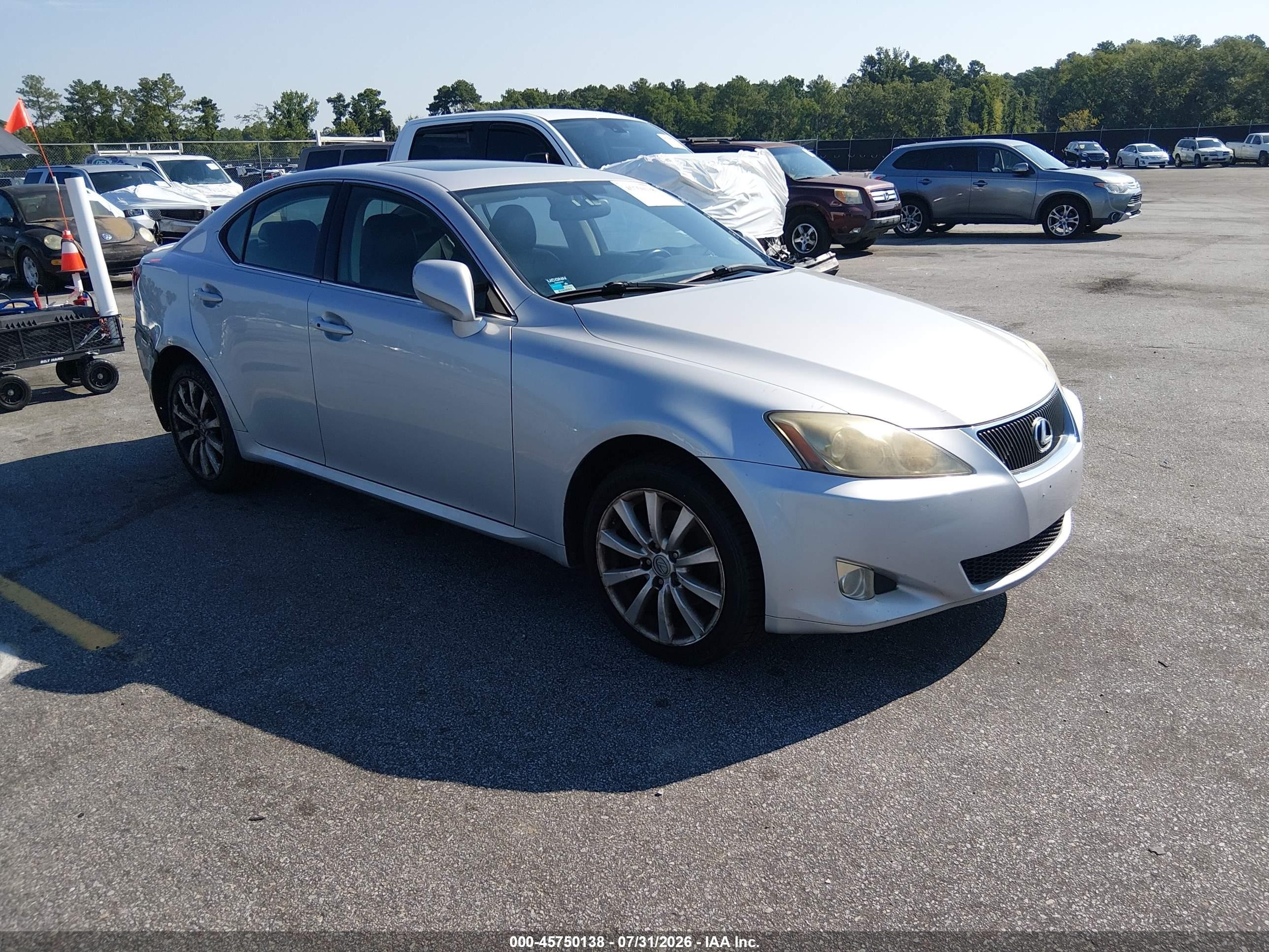 2006 Lexus IS 250, VIN JTHCK262062002824 — Normal wear