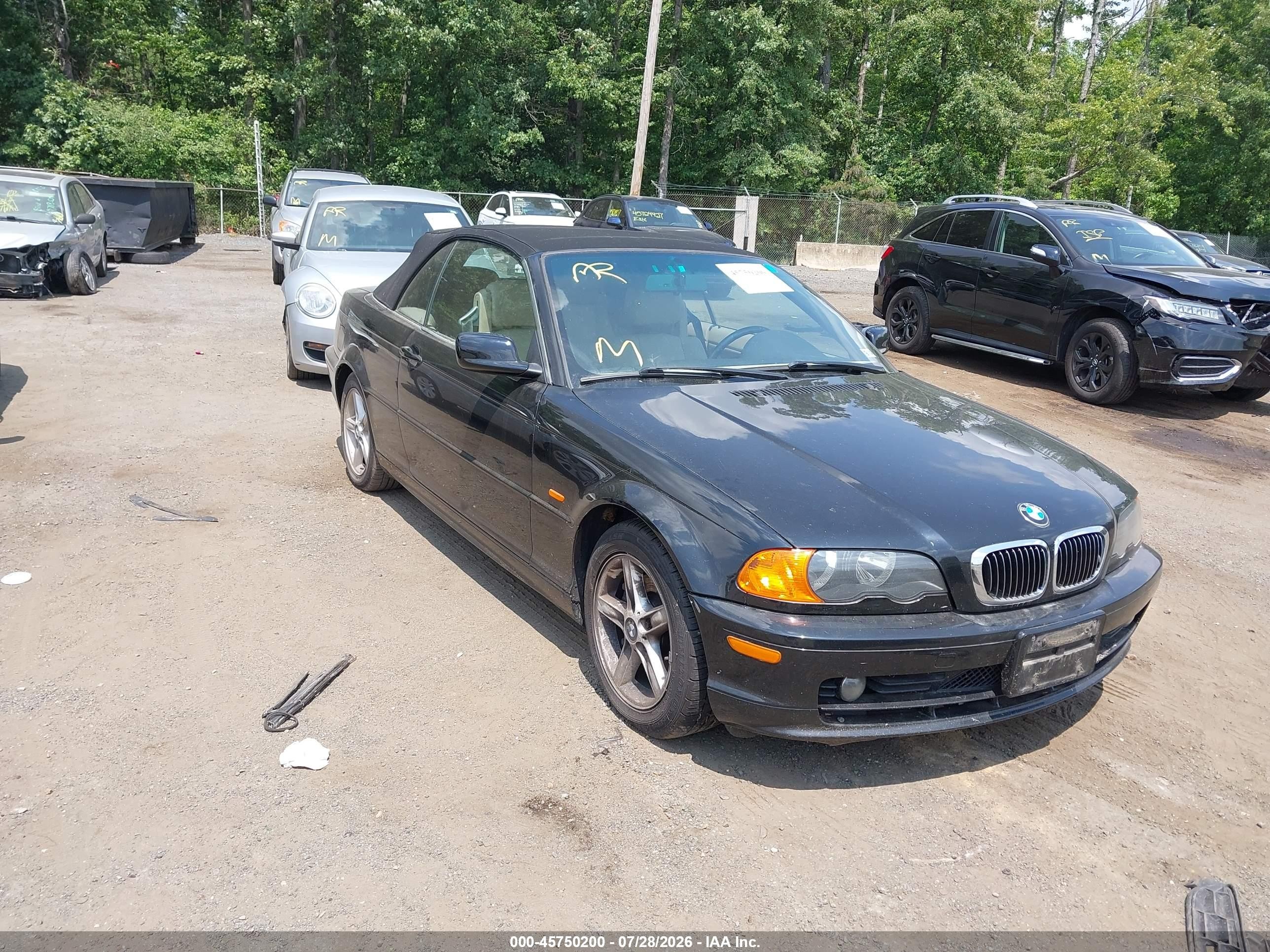 2002 BMW 3 Series 325Ci, VIN WBABS33412JY42424 — Обычный износ