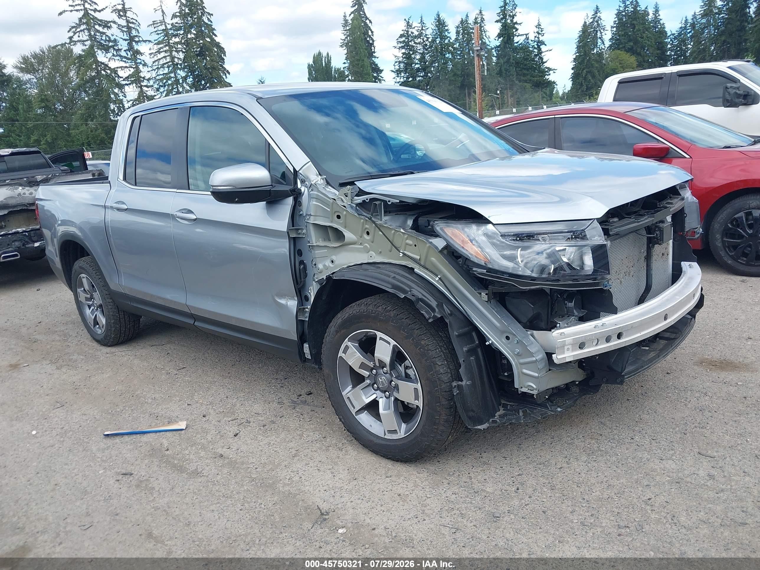 2026 Honda Ridgeline RTL, VIN 5FPYK3F52TB029742 — Front end