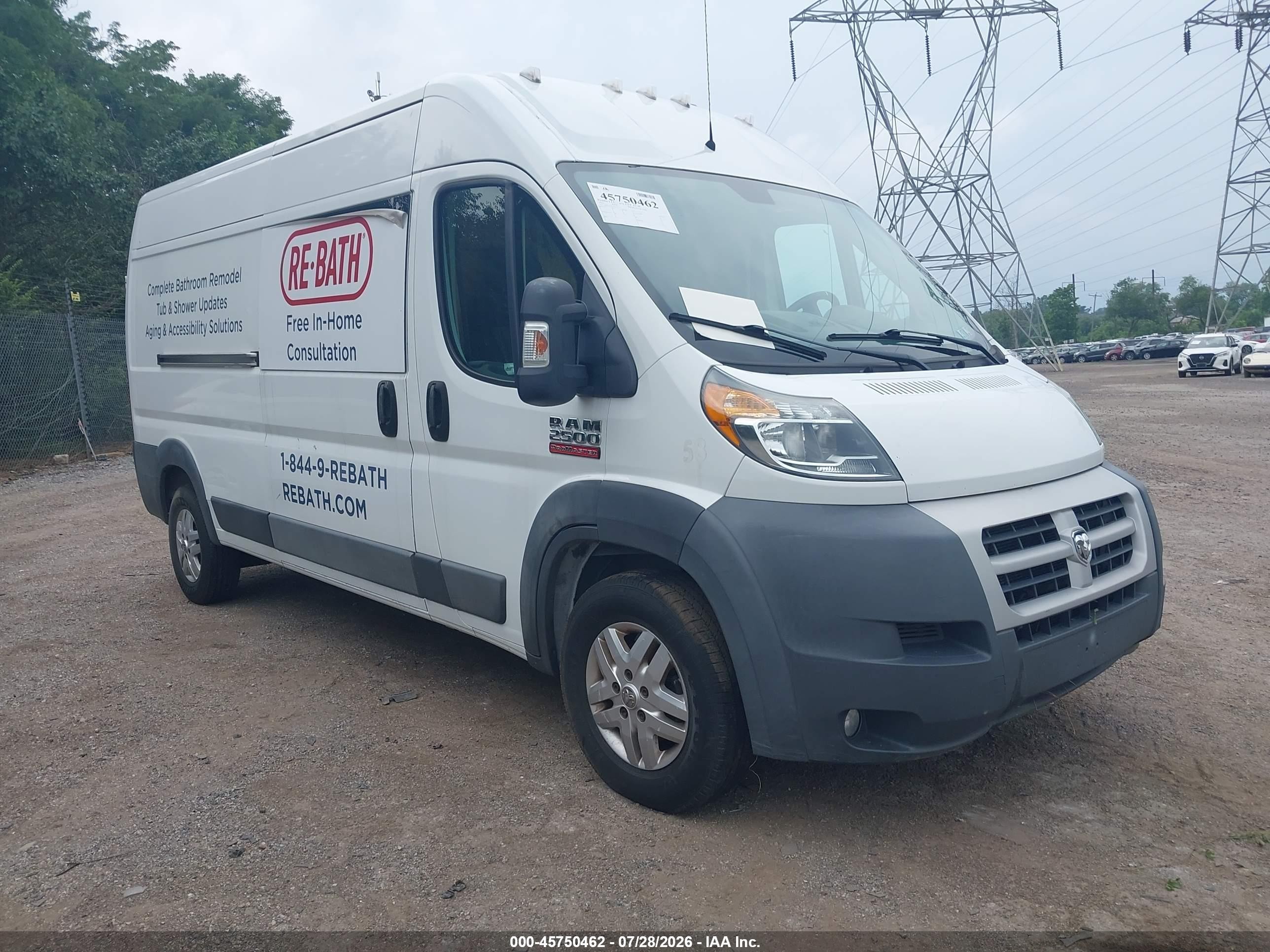 2014 Ram ProMaster Cargo, VIN 3C6TRVDG0EE103769 — Normal wear