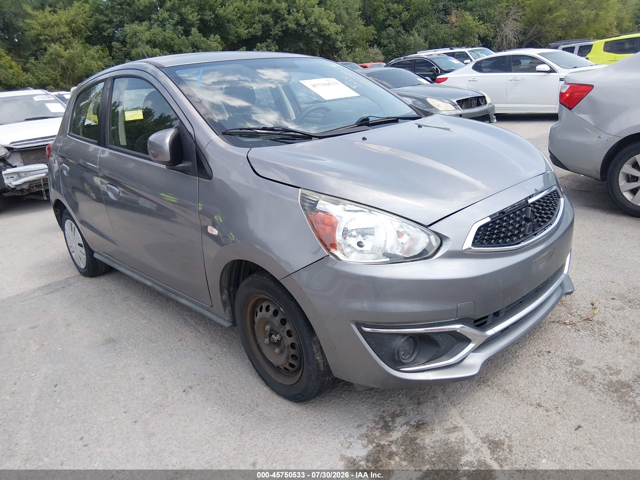 2018 Mitsubishi Mirage ES, VIN ML32A3HJ1JH005749 — Normal wear