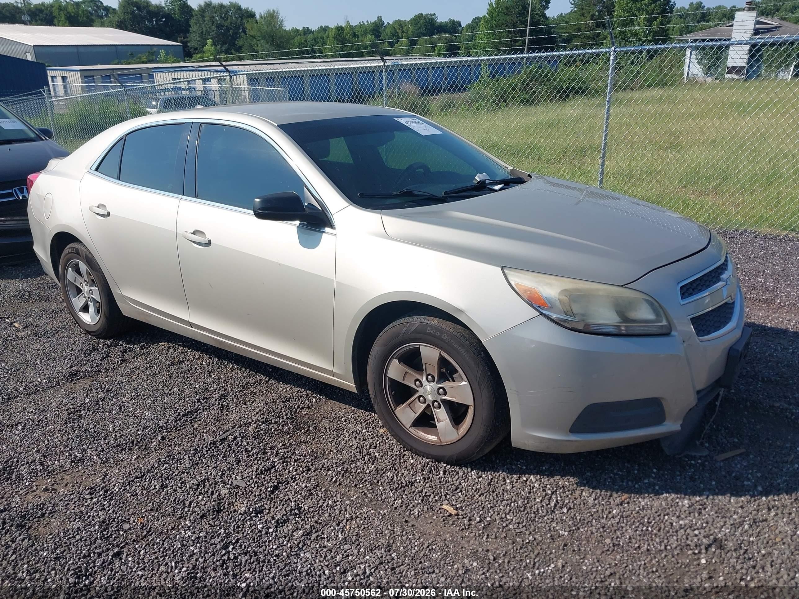 2013 Chevrolet Malibu LS, VIN 1G11B5SAXDF213017 — Repossession