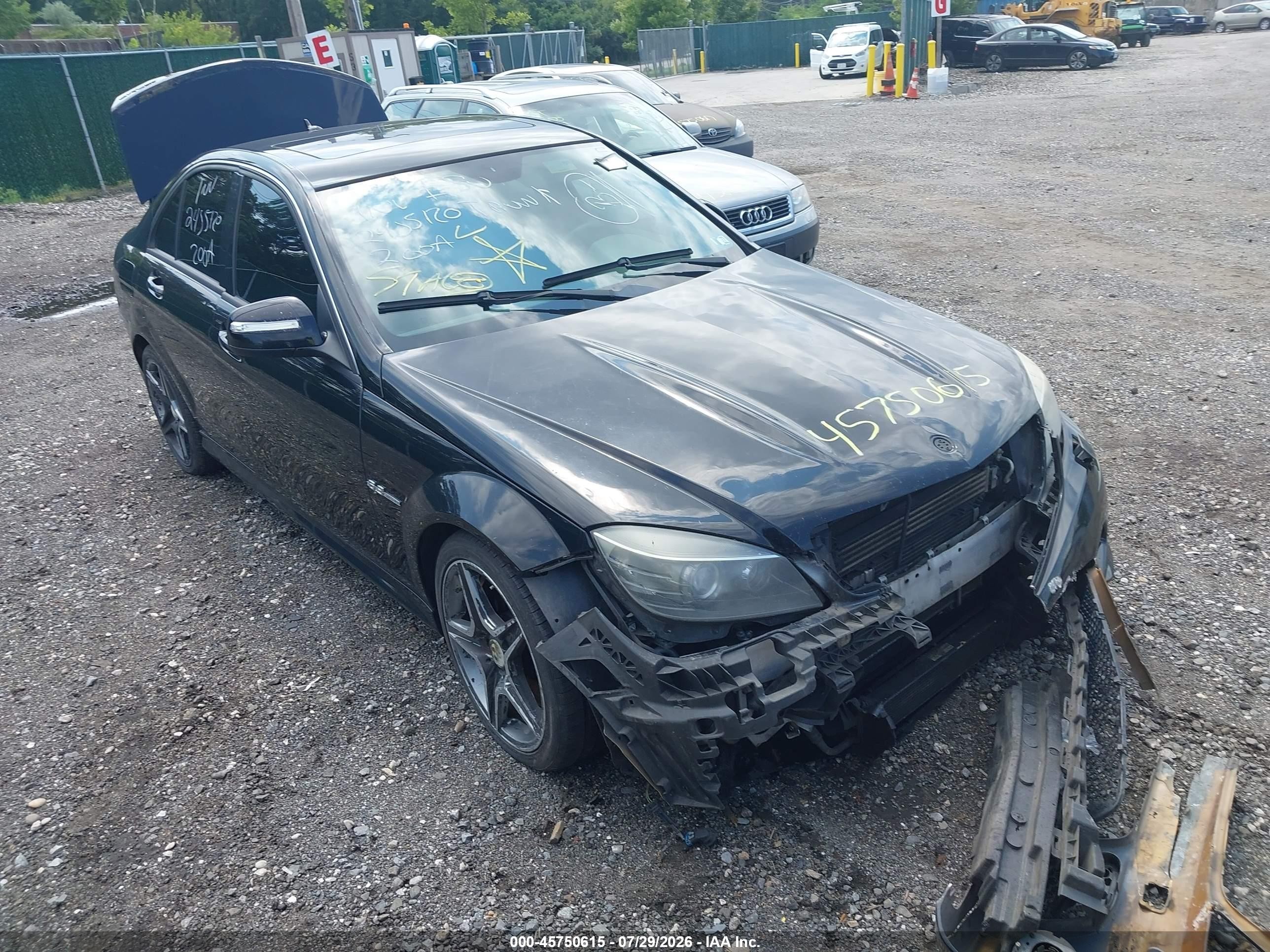 2009 Mercedes-Benz C 63 AMG, VIN WDDGF77X39F302102 — All over