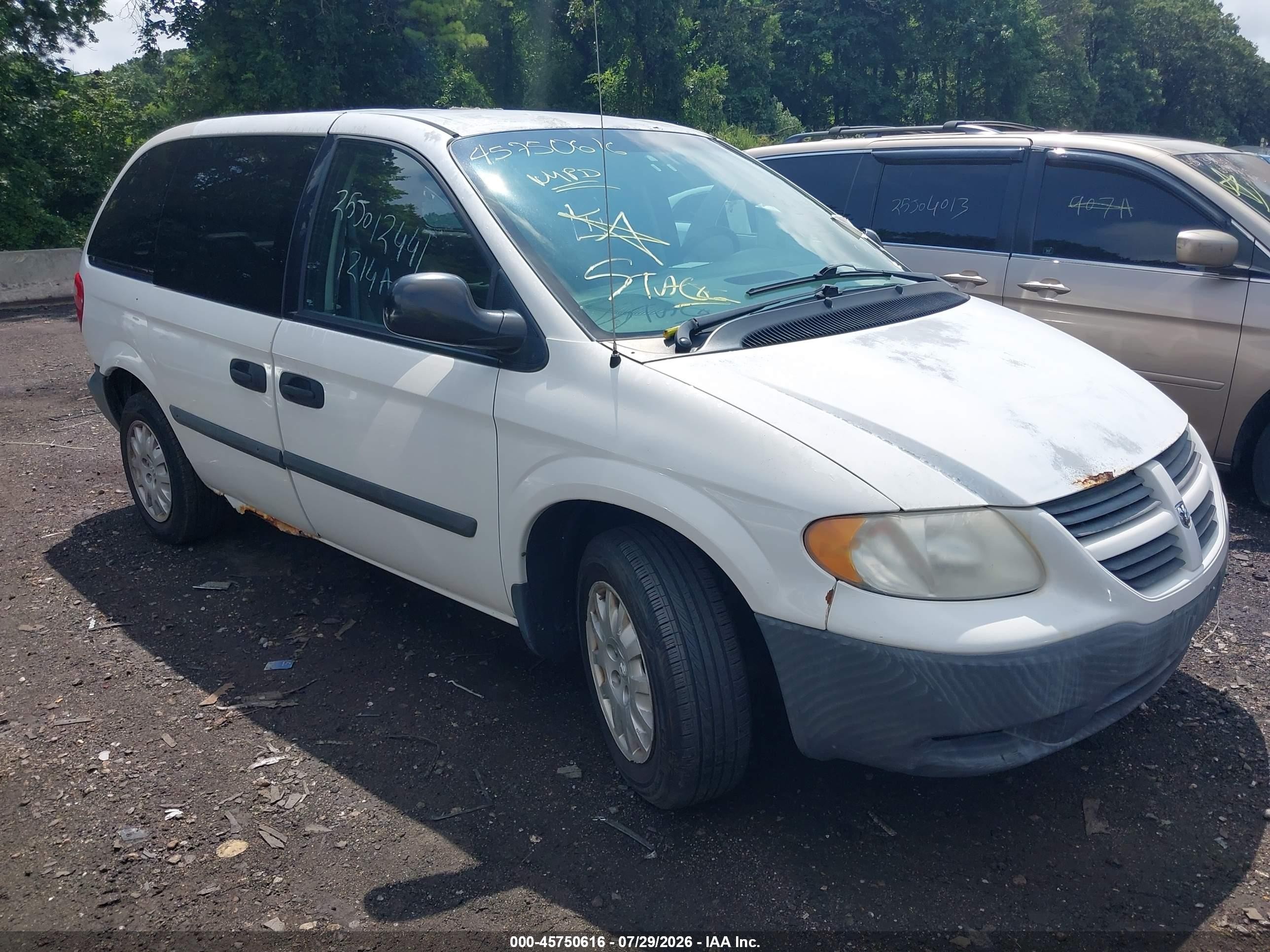 2005 Dodge Caravan, VIN 1D4GP21R55B227976 — Not stated