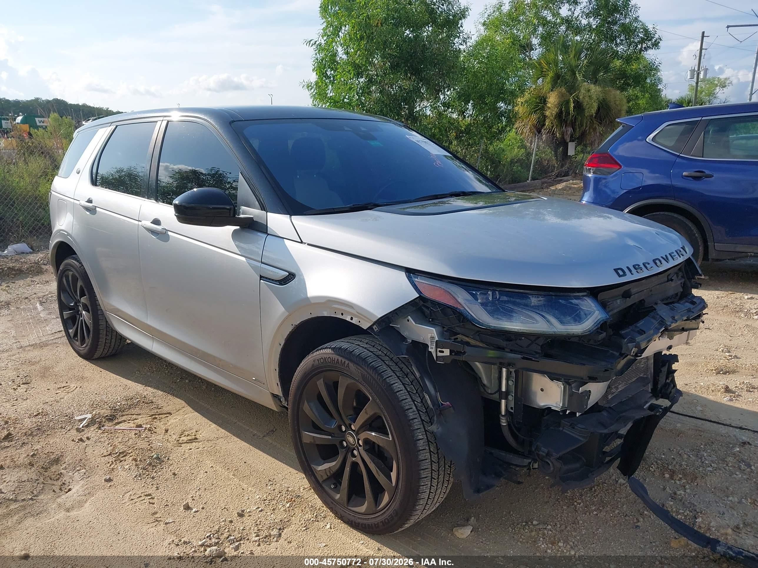 2020 Land Rover Discovery Sport S R-Dynamic, VIN SALCT2FX2LH852983 — Front end