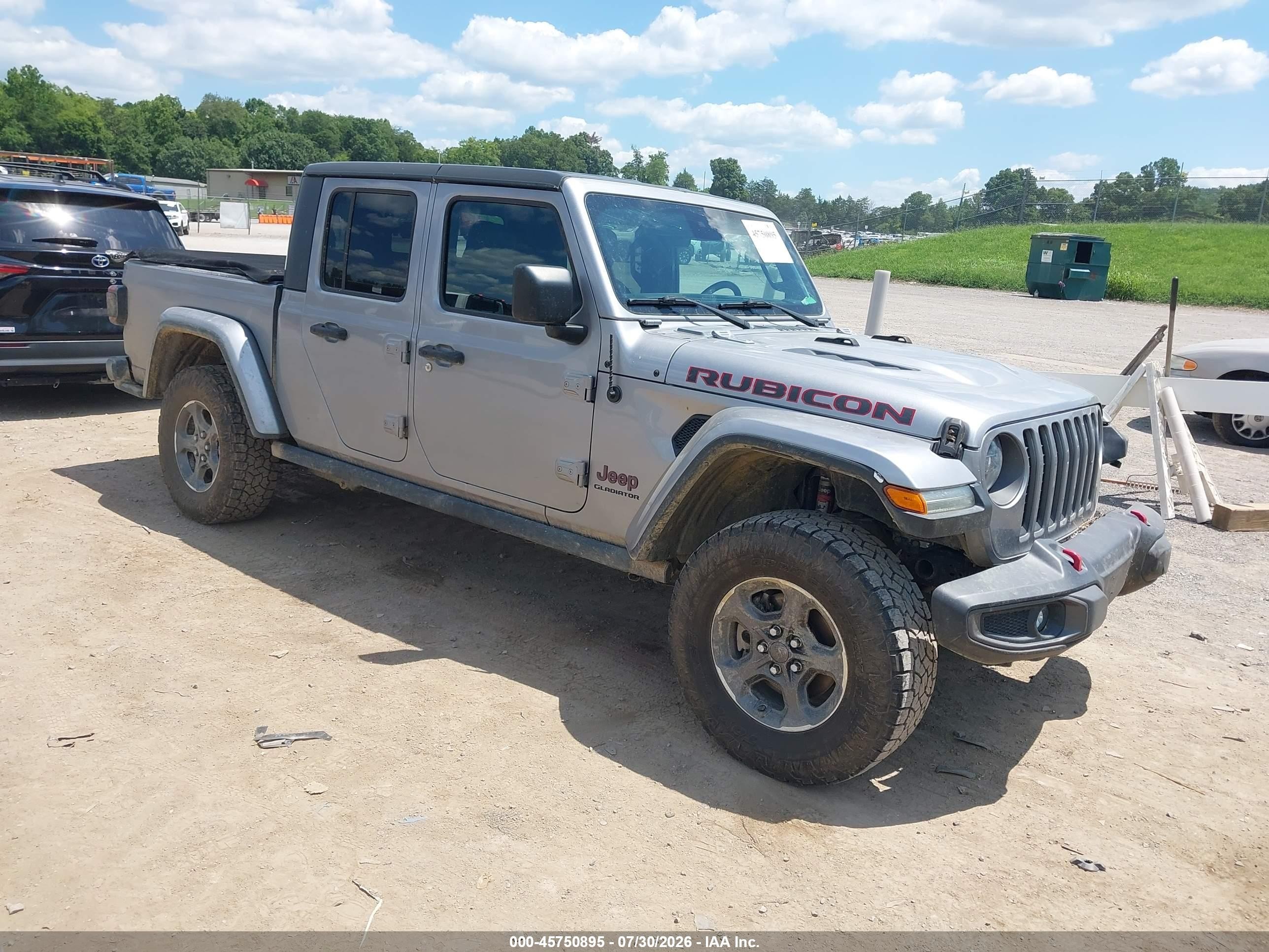 2020 Jeep Gladiator Rubicon, VIN 1C6JJTBG8LL112455 — Side
