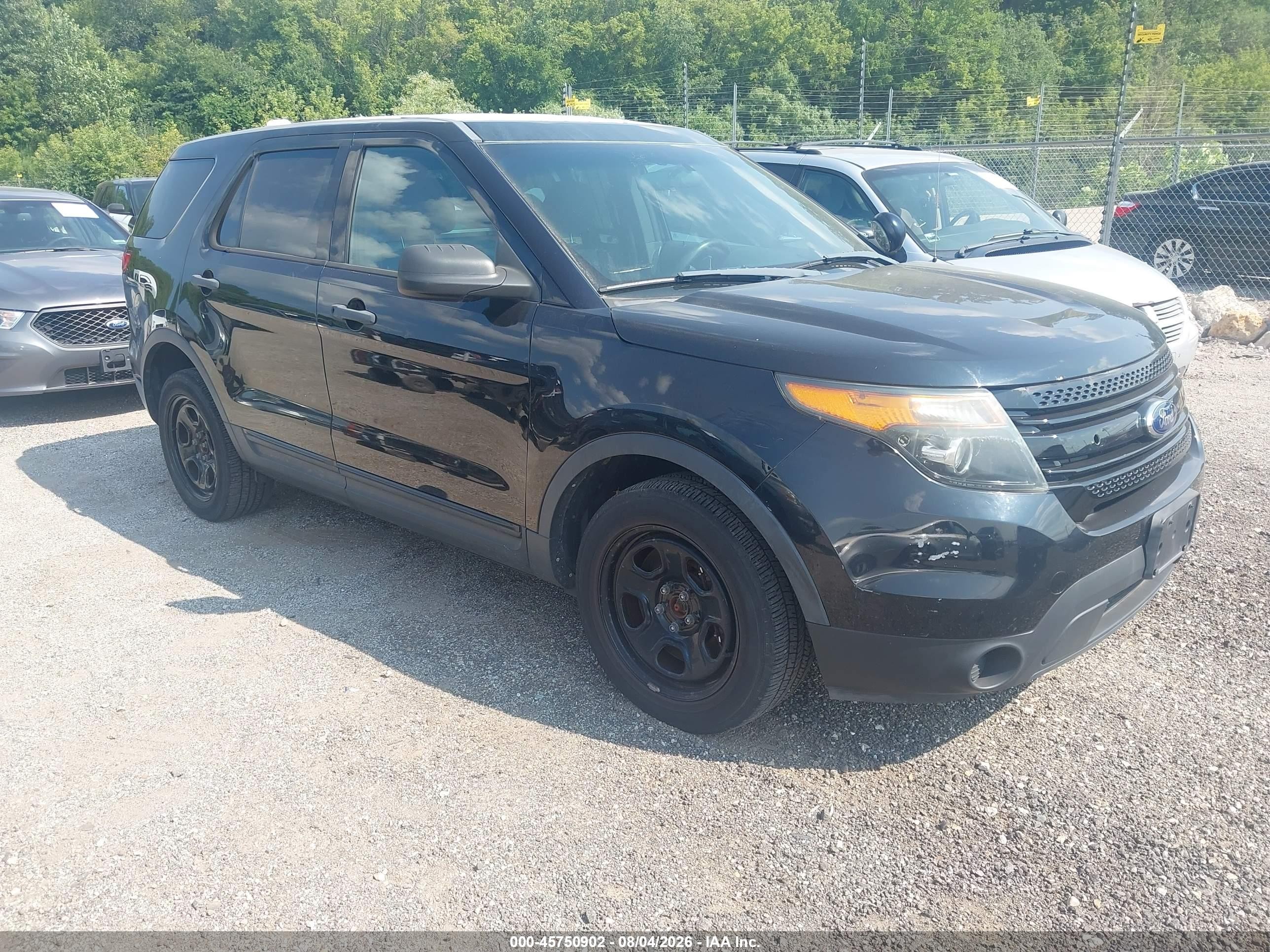2013 Ford Police Interceptor Utility, VIN 1FM5K8AR3DGC87077 — Not stated