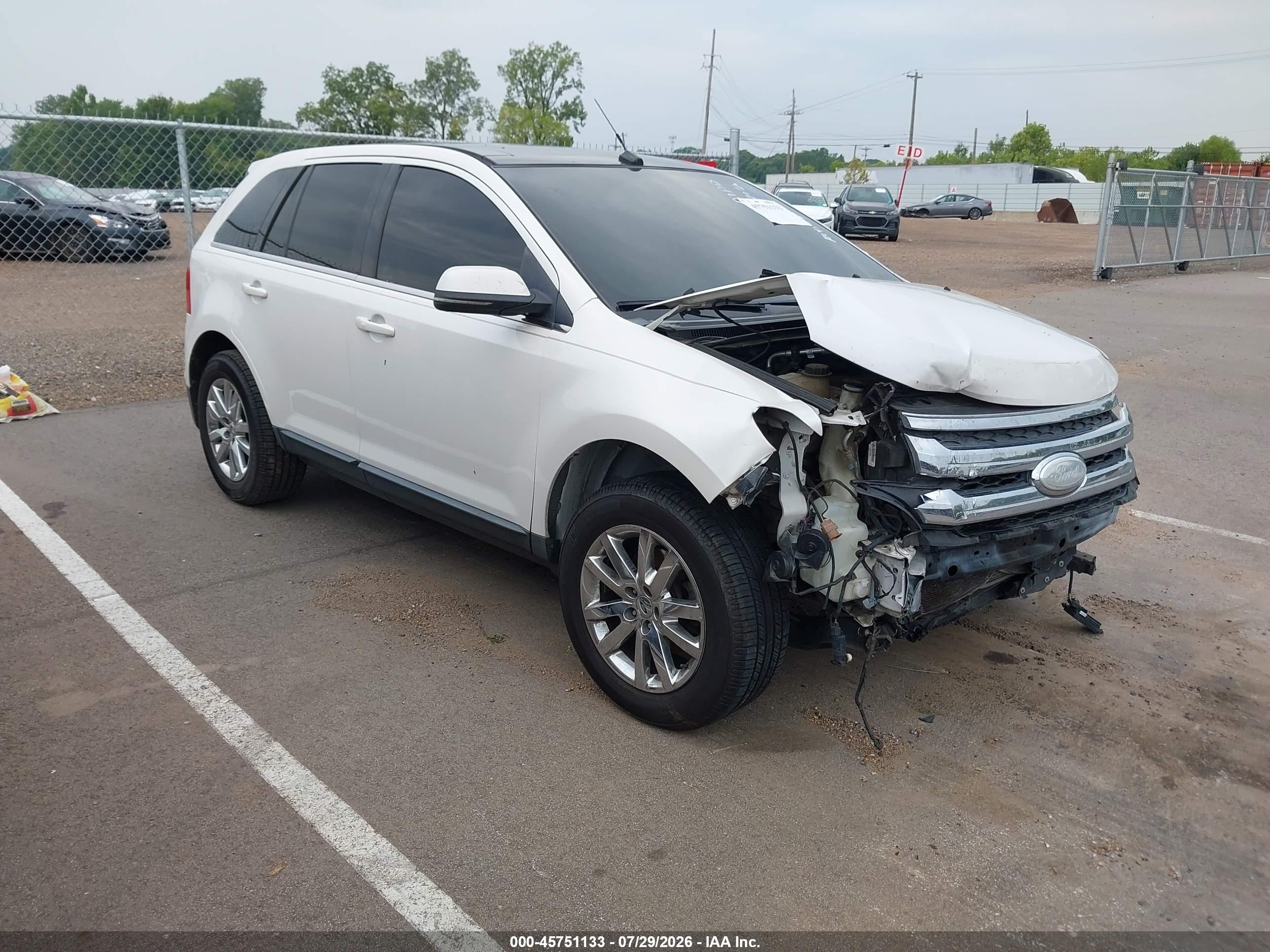 2013 Ford Edge Limited, VIN 2FMDK3KC7DBA85486 — Front end