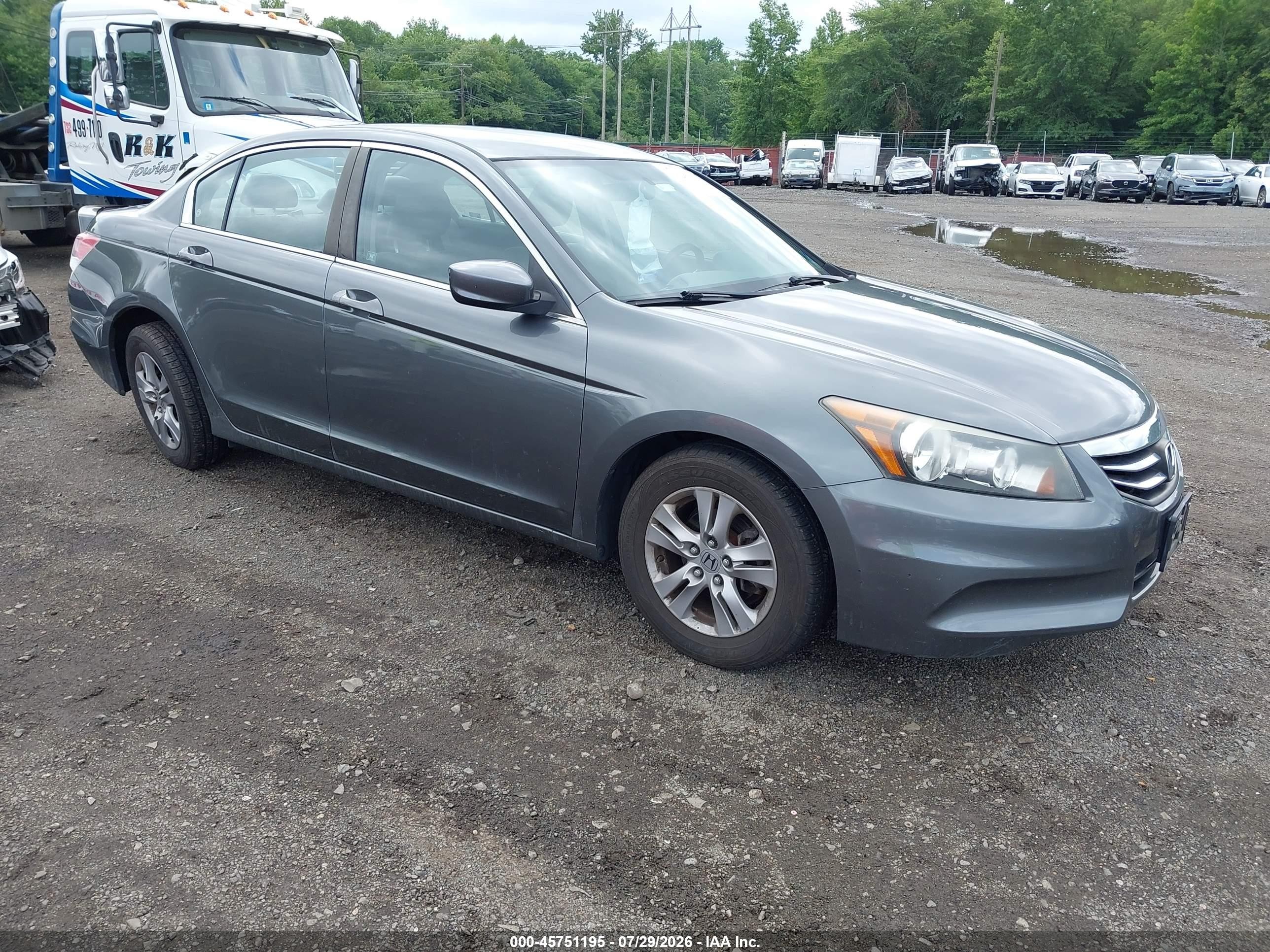 2012 Honda Accord LX Premium, VIN 1HGCP2F4XCA052363 — Water / flood