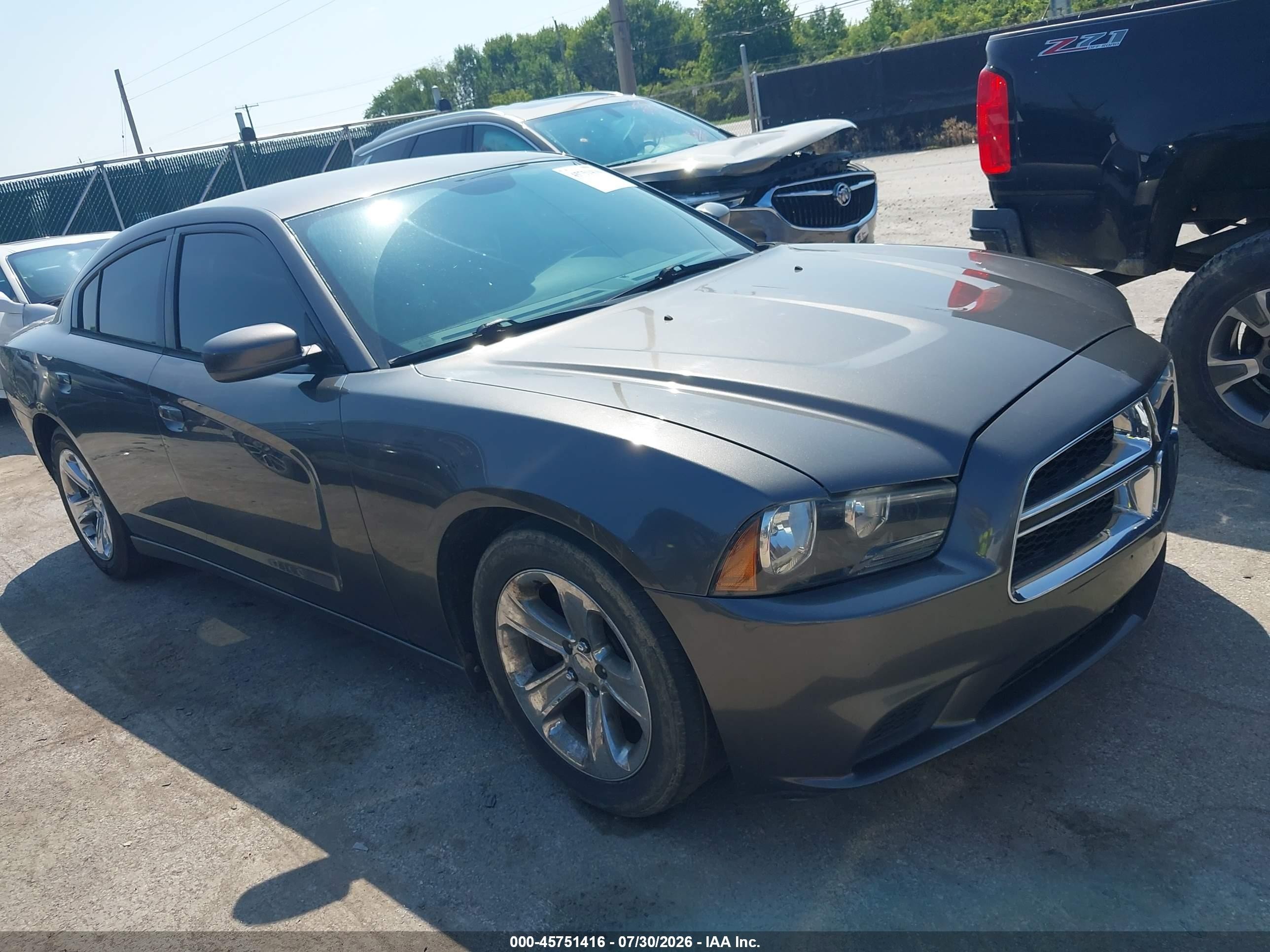 2013 Dodge Charger SE, VIN 2C3CDXBG1DH678007 — Rear end