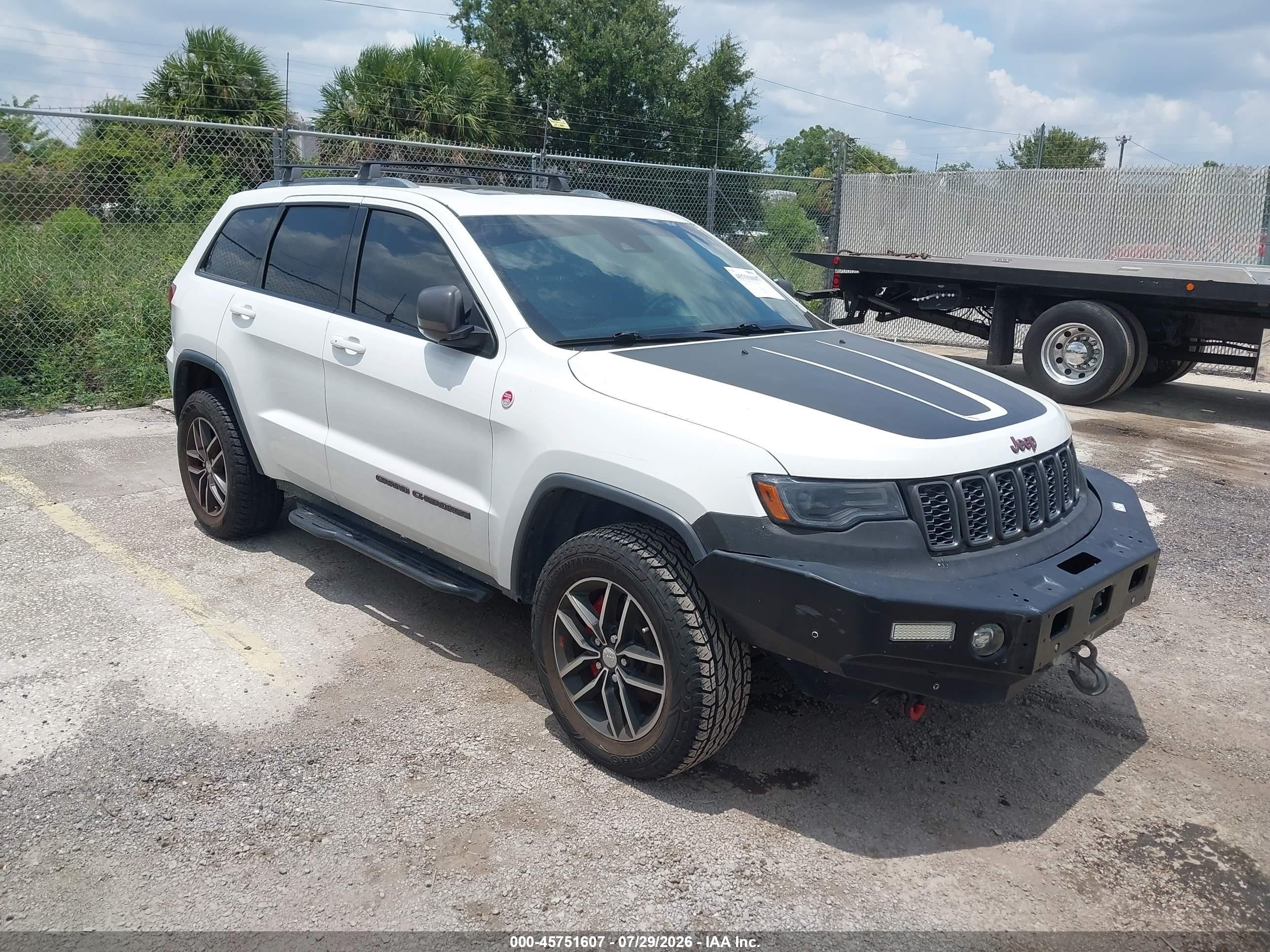 2017 Jeep Grand Cherokee Trailhawk, VIN 1C4RJFLG1HC778589 — Механическое