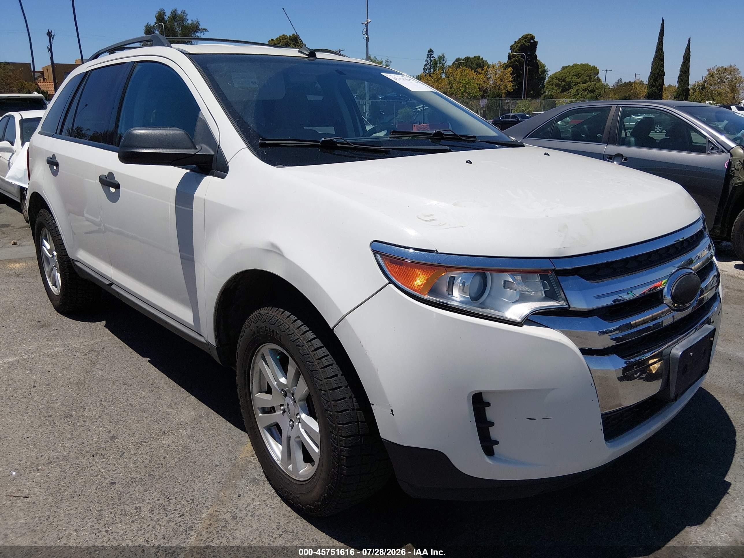 2011 Ford Edge SE, VIN 2FMDK3GC7BBB13471 — Rear end